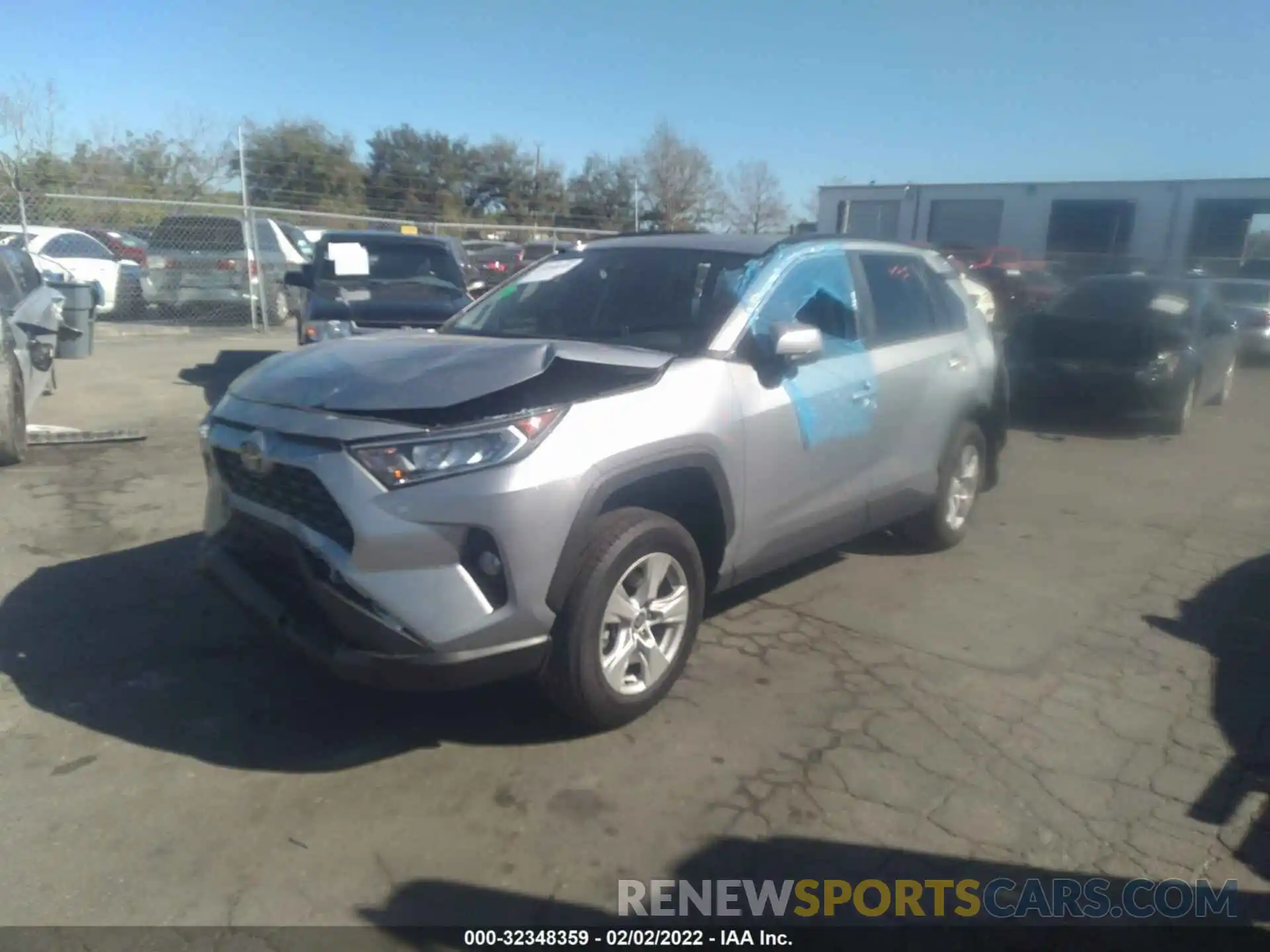 2 Photograph of a damaged car 2T3W1RFV8MC138614 TOYOTA RAV4 2021