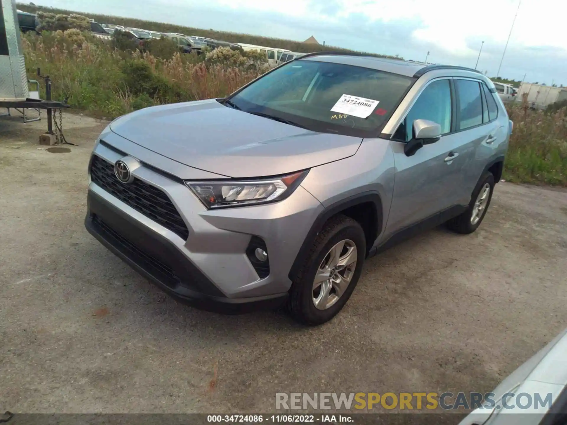 2 Photograph of a damaged car 2T3W1RFV8MC147636 TOYOTA RAV4 2021