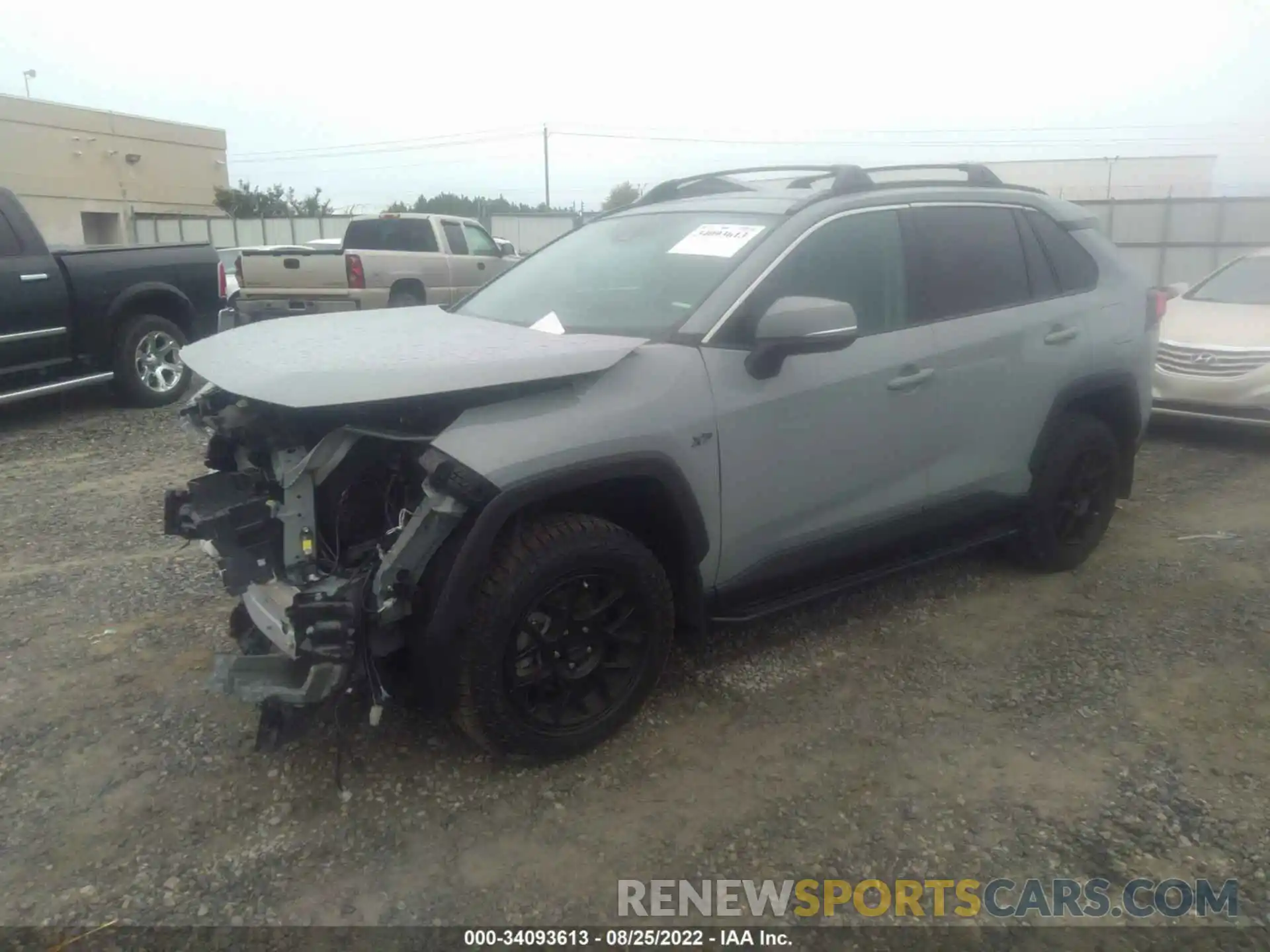 2 Photograph of a damaged car 2T3W1RFV8MW134402 TOYOTA RAV4 2021