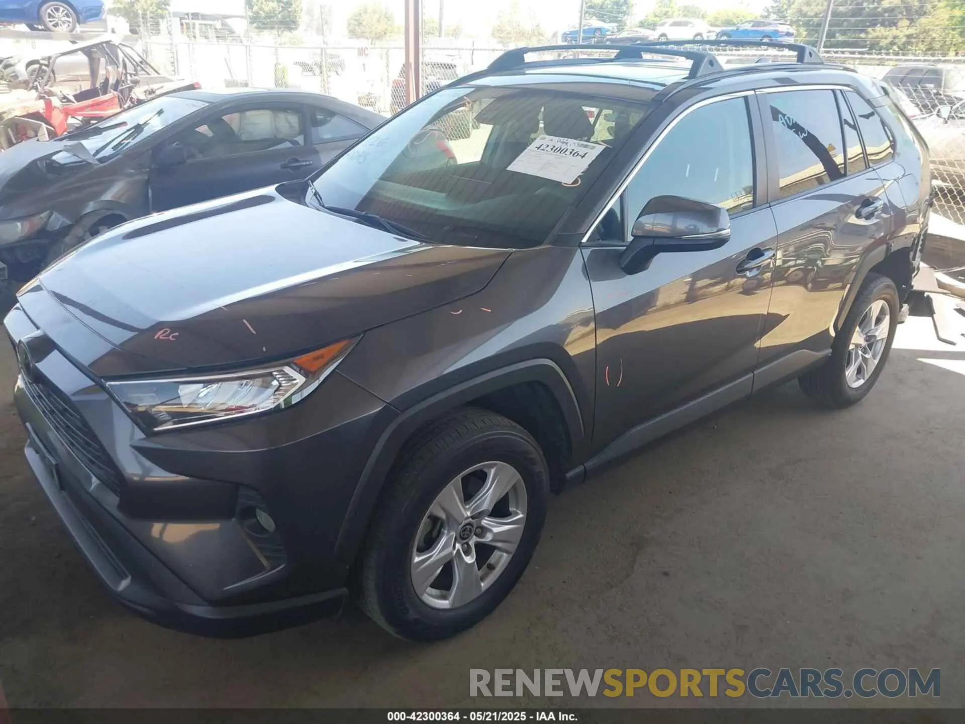 2 Photograph of a damaged car 2T3W1RFV8MW137252 TOYOTA RAV4 2021