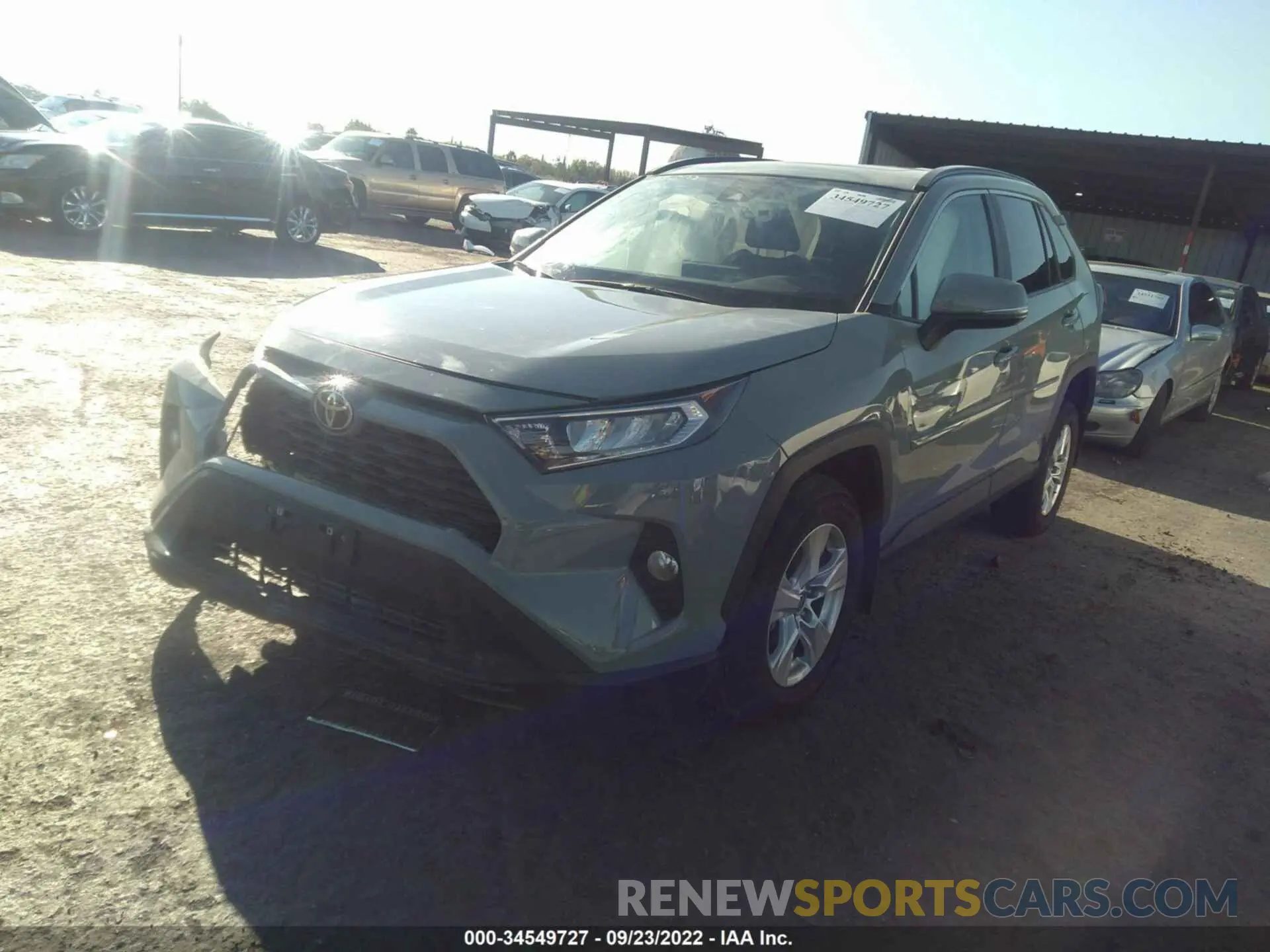 2 Photograph of a damaged car 2T3W1RFV8MW159073 TOYOTA RAV4 2021