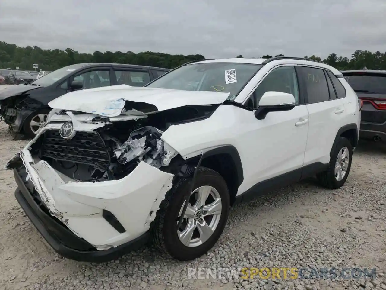 2 Photograph of a damaged car 2T3W1RFV8MW169974 TOYOTA RAV4 2021