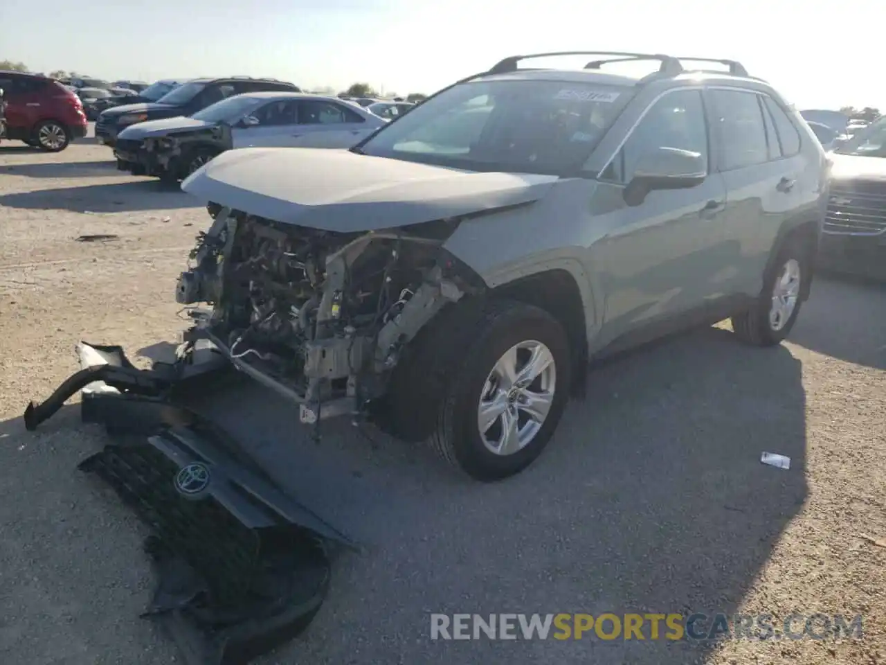 2 Photograph of a damaged car 2T3W1RFV8MW170431 TOYOTA RAV4 2021