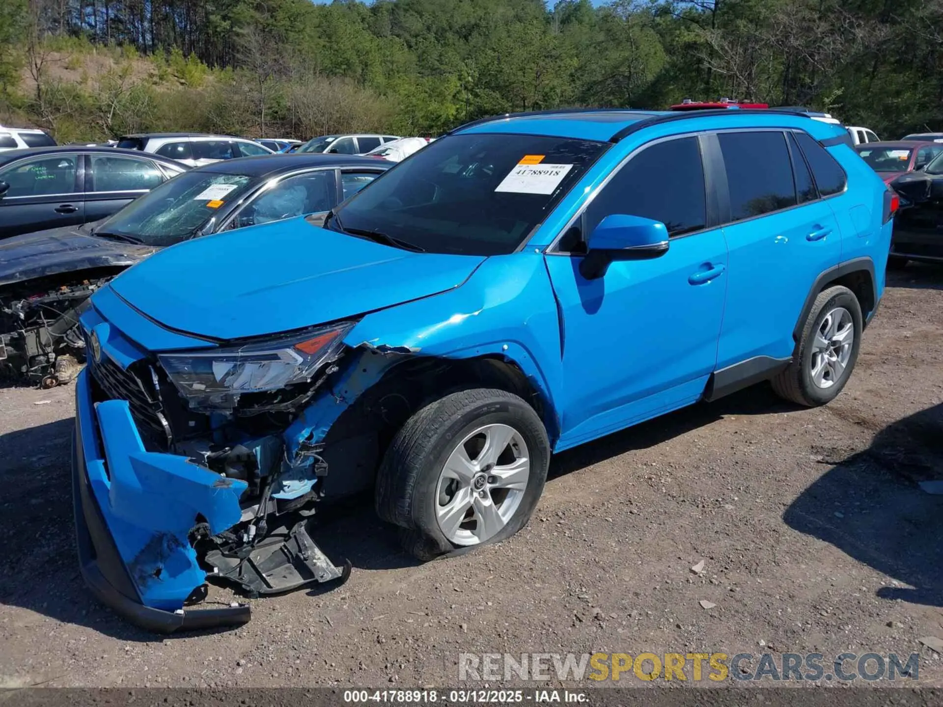 2 Photograph of a damaged car 2T3W1RFV8MW172874 TOYOTA RAV4 2021