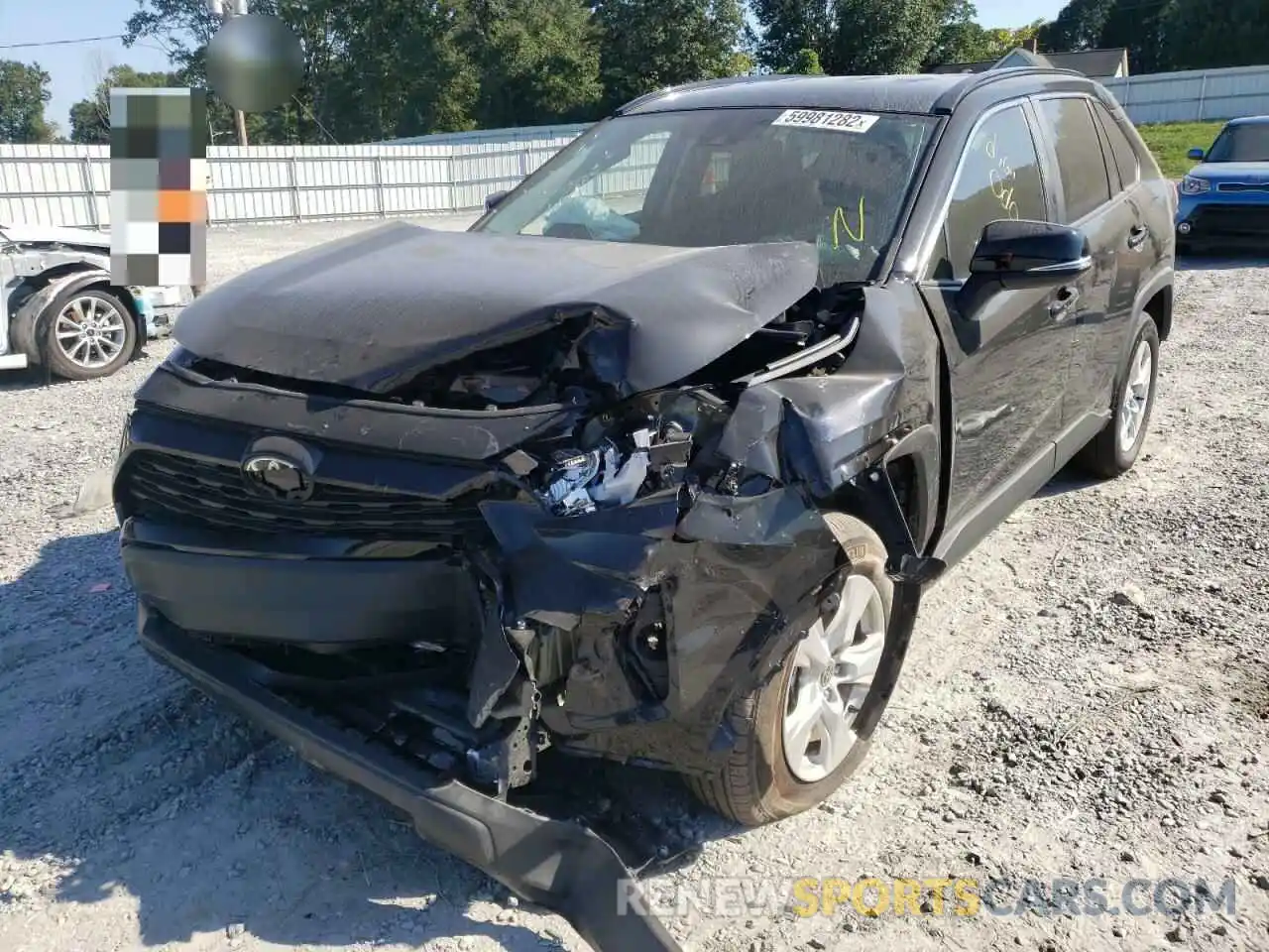 2 Photograph of a damaged car 2T3W1RFV8MW174088 TOYOTA RAV4 2021