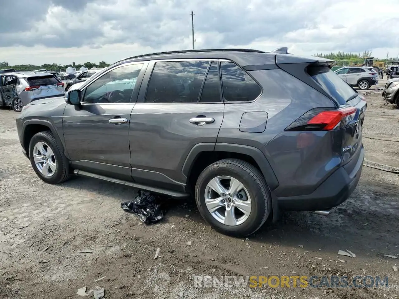 2 Photograph of a damaged car 2T3W1RFV8MW181834 TOYOTA RAV4 2021