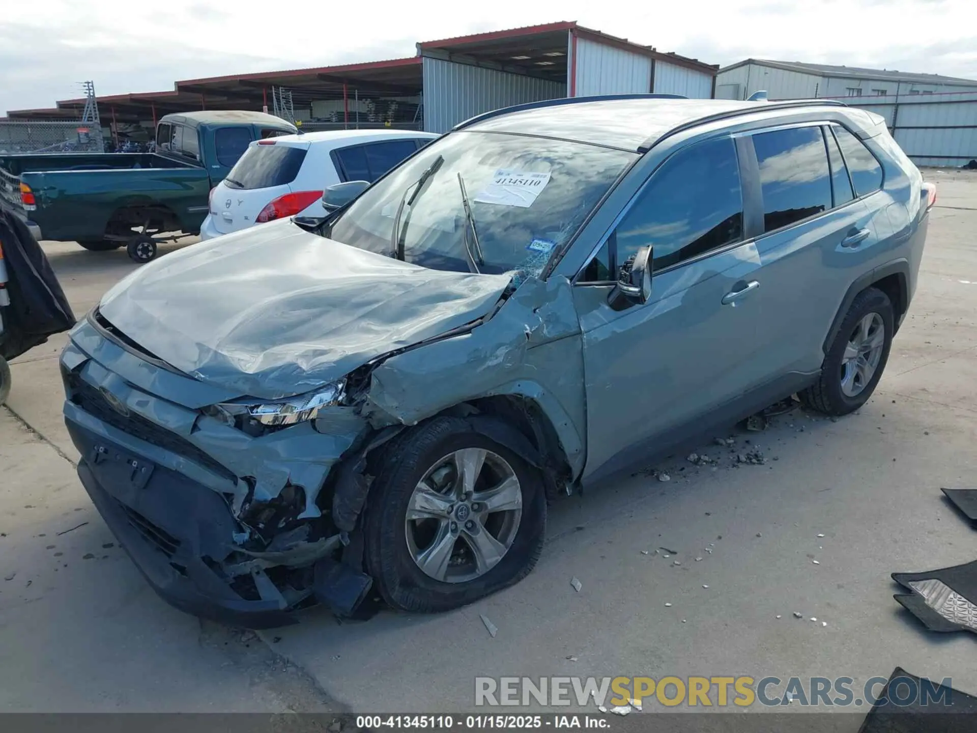 2 Photograph of a damaged car 2T3W1RFV9MC091948 TOYOTA RAV4 2021