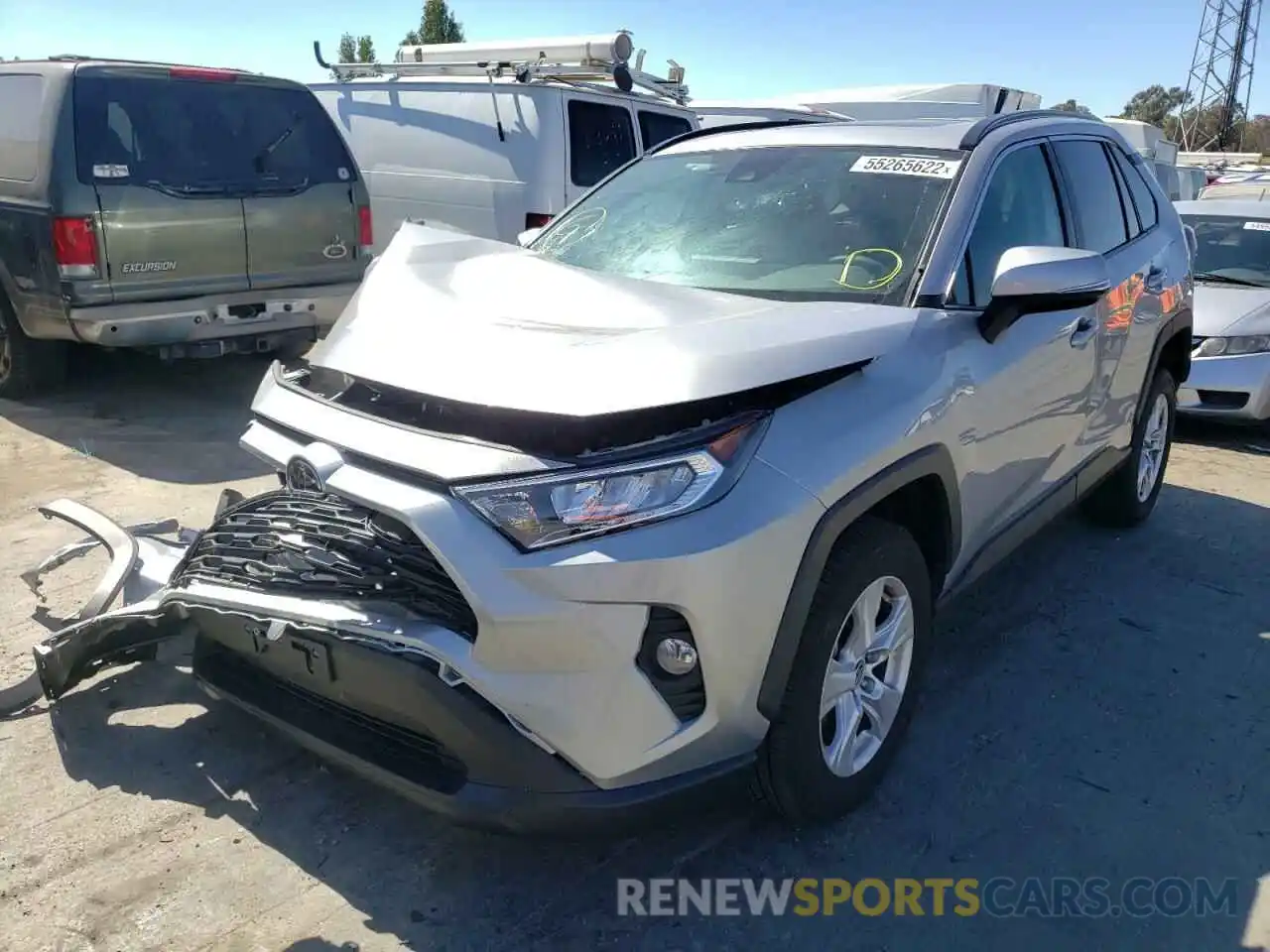 2 Photograph of a damaged car 2T3W1RFV9MC112684 TOYOTA RAV4 2021