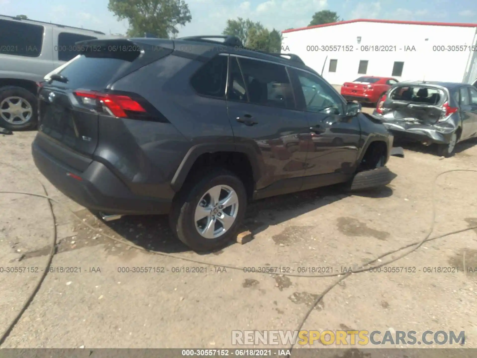 4 Photograph of a damaged car 2T3W1RFV9MC129243 TOYOTA RAV4 2021