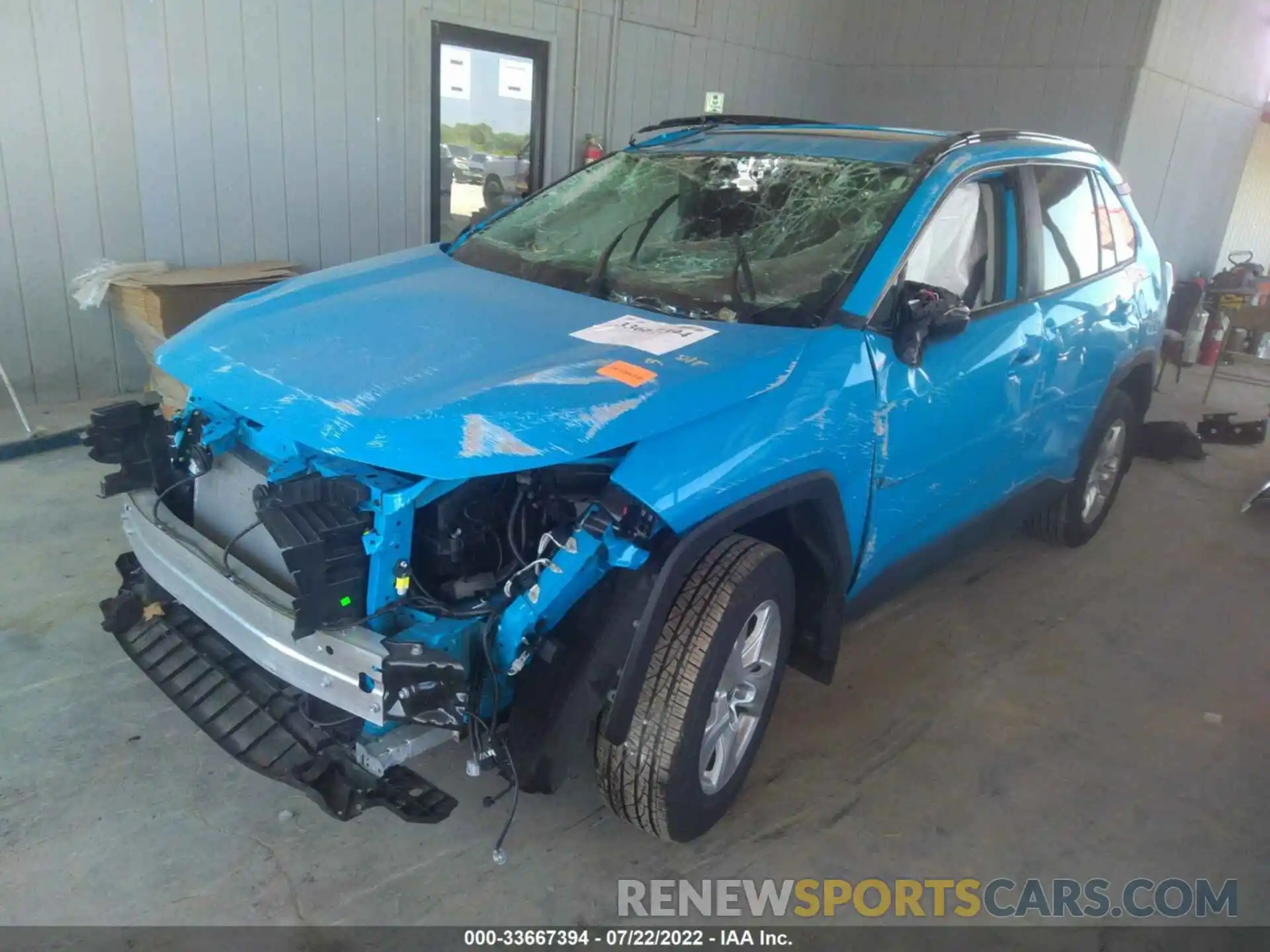 2 Photograph of a damaged car 2T3W1RFV9MW128205 TOYOTA RAV4 2021