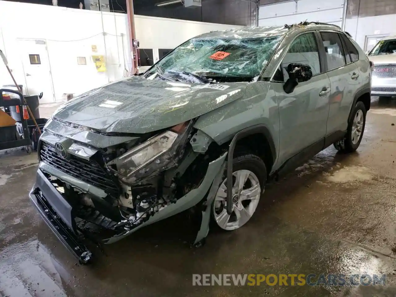 2 Photograph of a damaged car 2T3W1RFV9MW169935 TOYOTA RAV4 2021