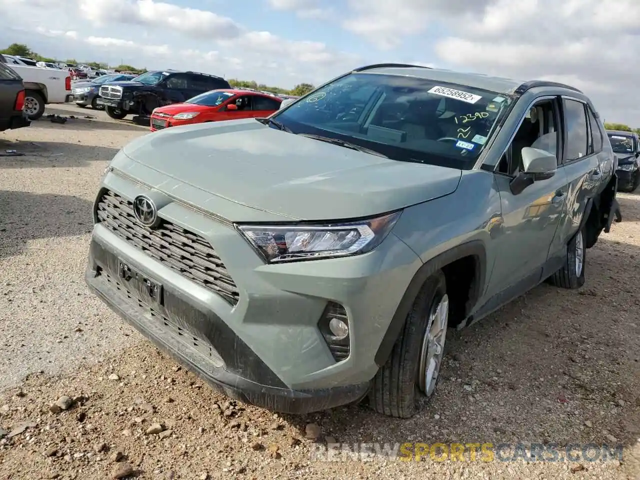 2 Photograph of a damaged car 2T3W1RFV9MW175413 TOYOTA RAV4 2021