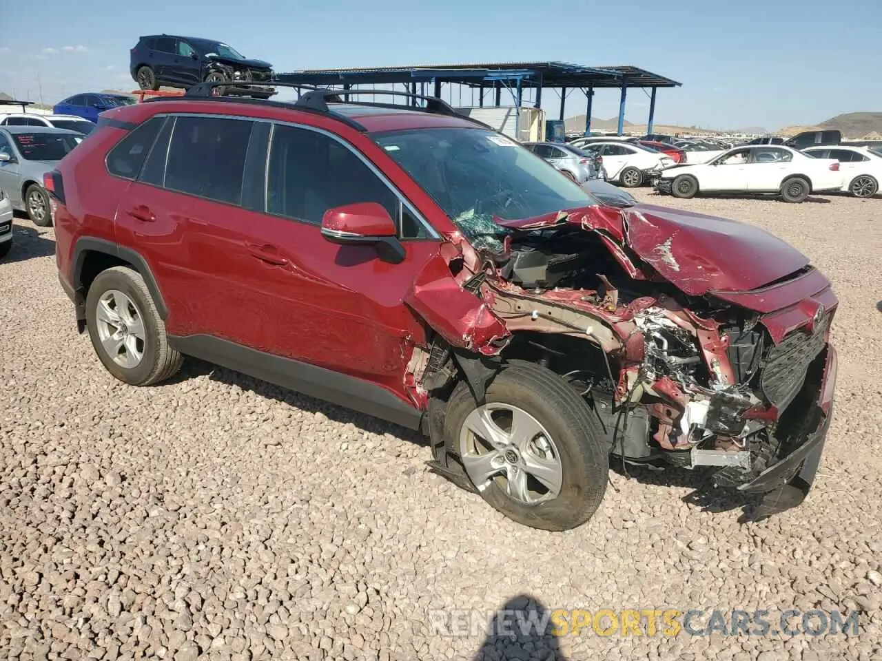 4 Photograph of a damaged car 2T3W1RFV9MW176013 TOYOTA RAV4 2021
