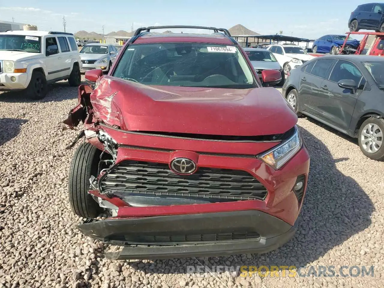 5 Photograph of a damaged car 2T3W1RFV9MW176013 TOYOTA RAV4 2021