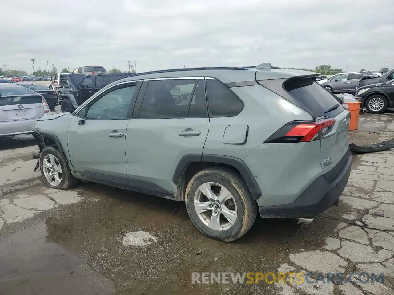 2 Photograph of a damaged car 2T3W1RFVXMC087603 TOYOTA RAV4 2021