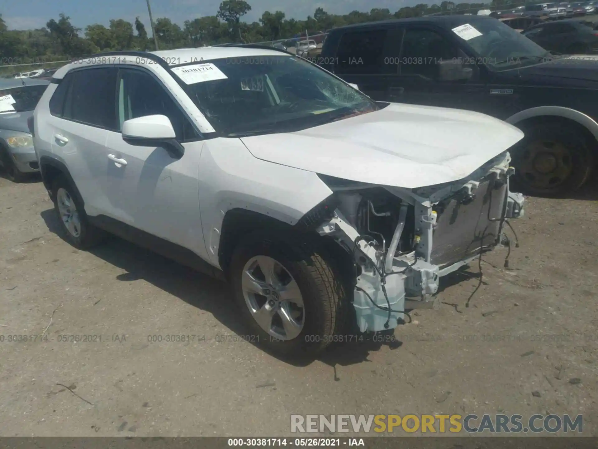 1 Photograph of a damaged car 2T3W1RFVXMC092204 TOYOTA RAV4 2021