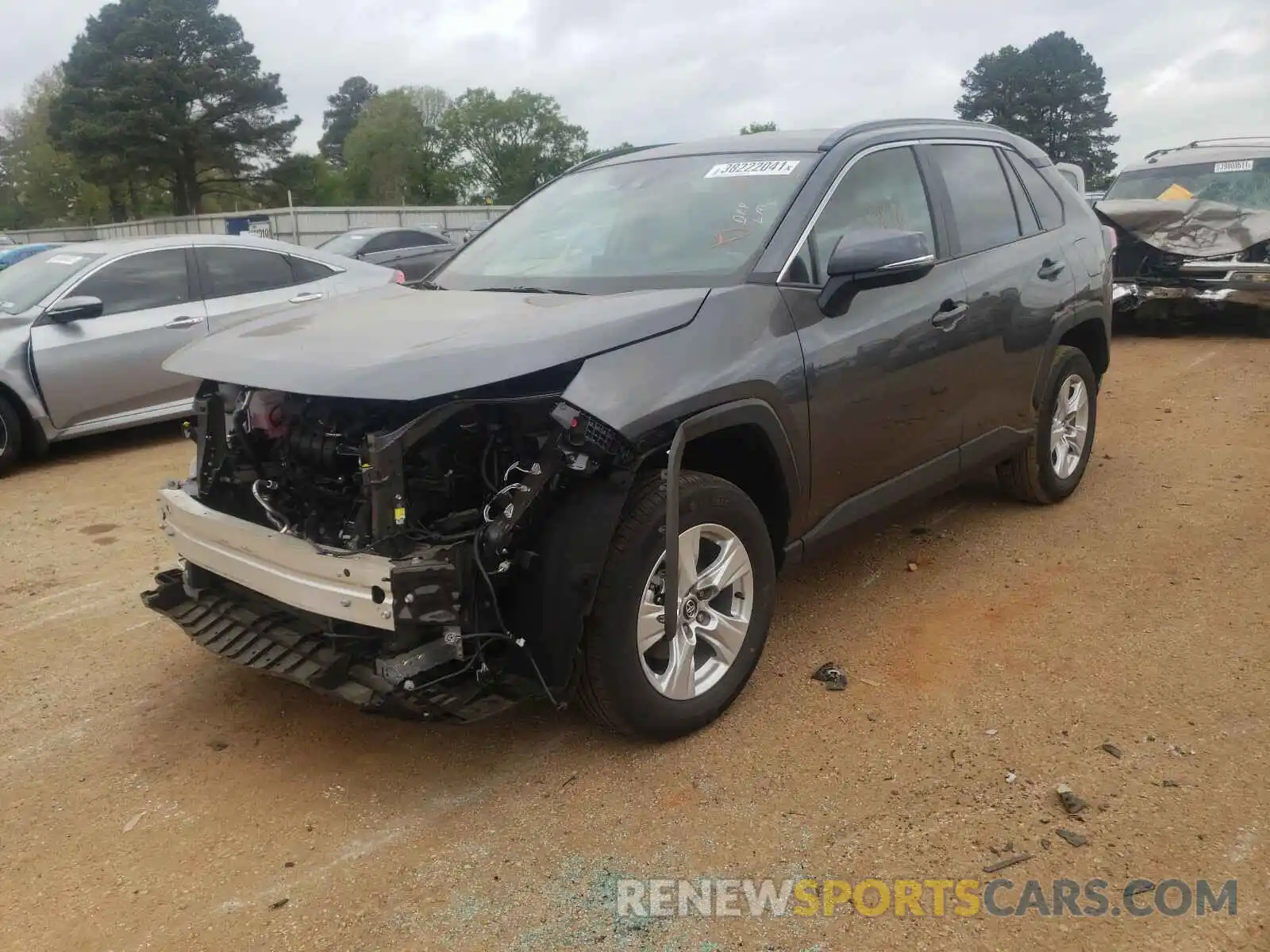 2 Photograph of a damaged car 2T3W1RFVXMC108174 TOYOTA RAV4 2021