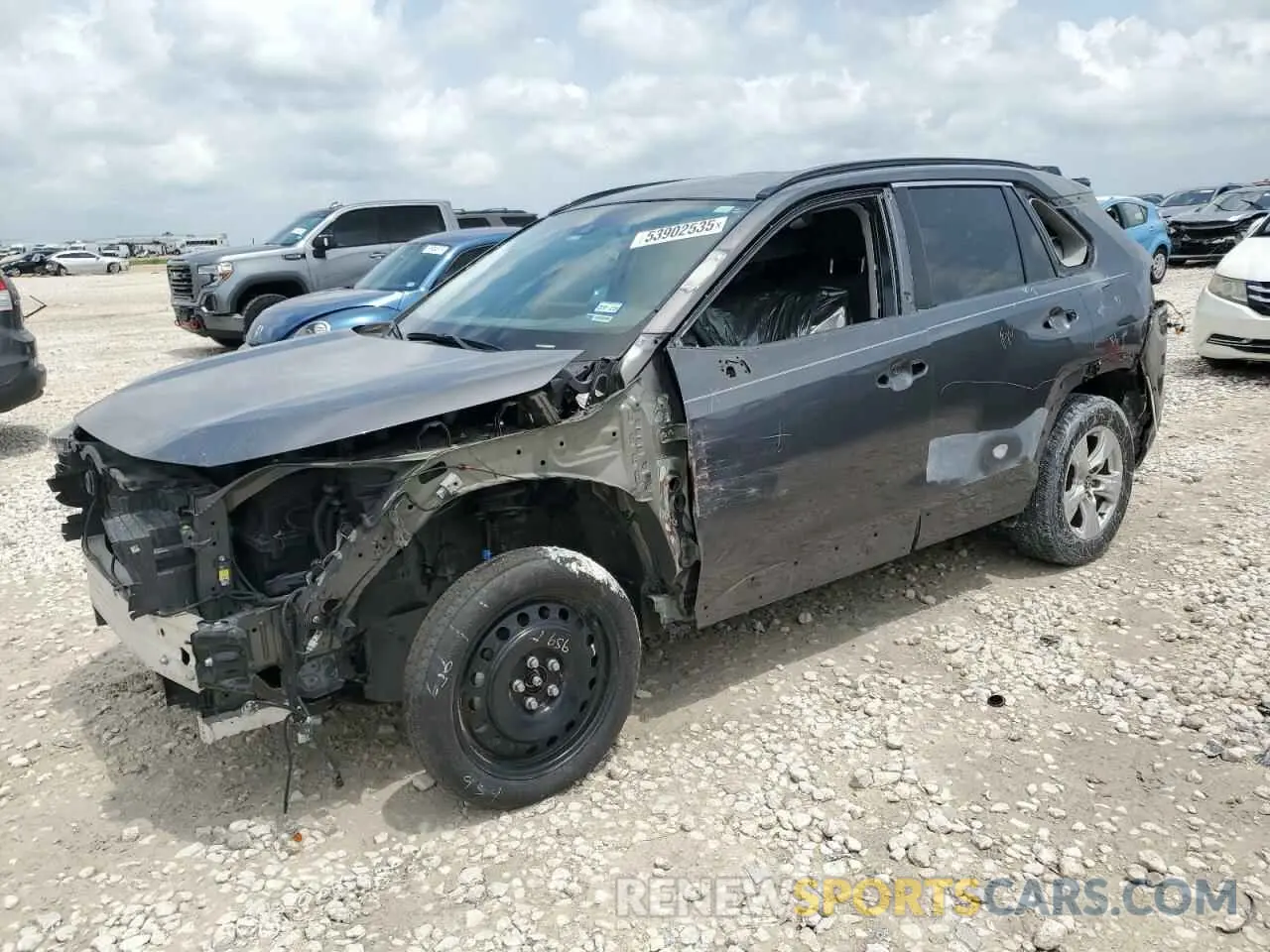 1 Photograph of a damaged car 2T3W1RFVXMC136475 TOYOTA RAV4 2021