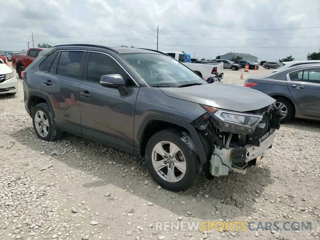 4 Photograph of a damaged car 2T3W1RFVXMC136475 TOYOTA RAV4 2021