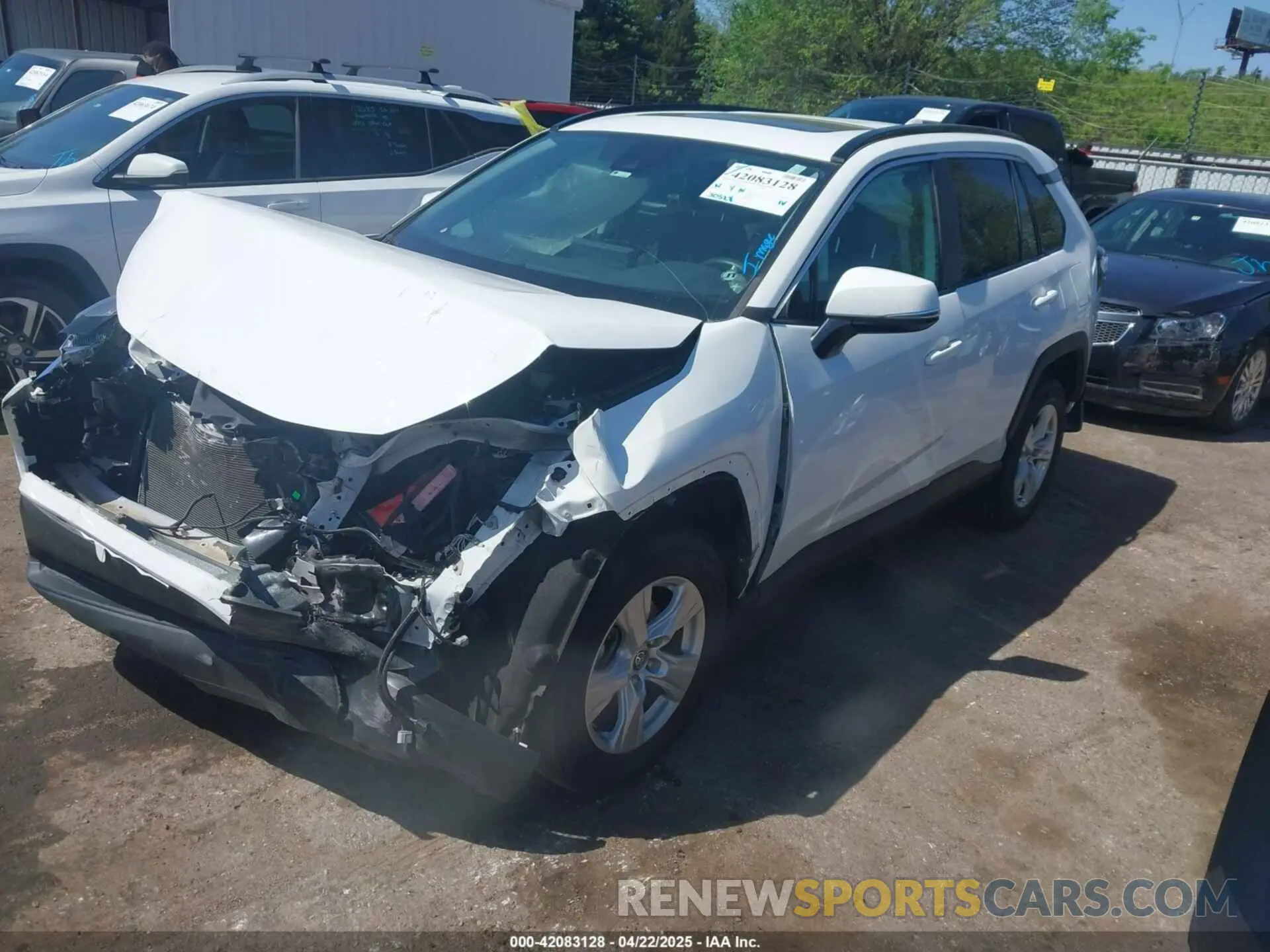 2 Photograph of a damaged car 2T3W1RFVXMC146035 TOYOTA RAV4 2021