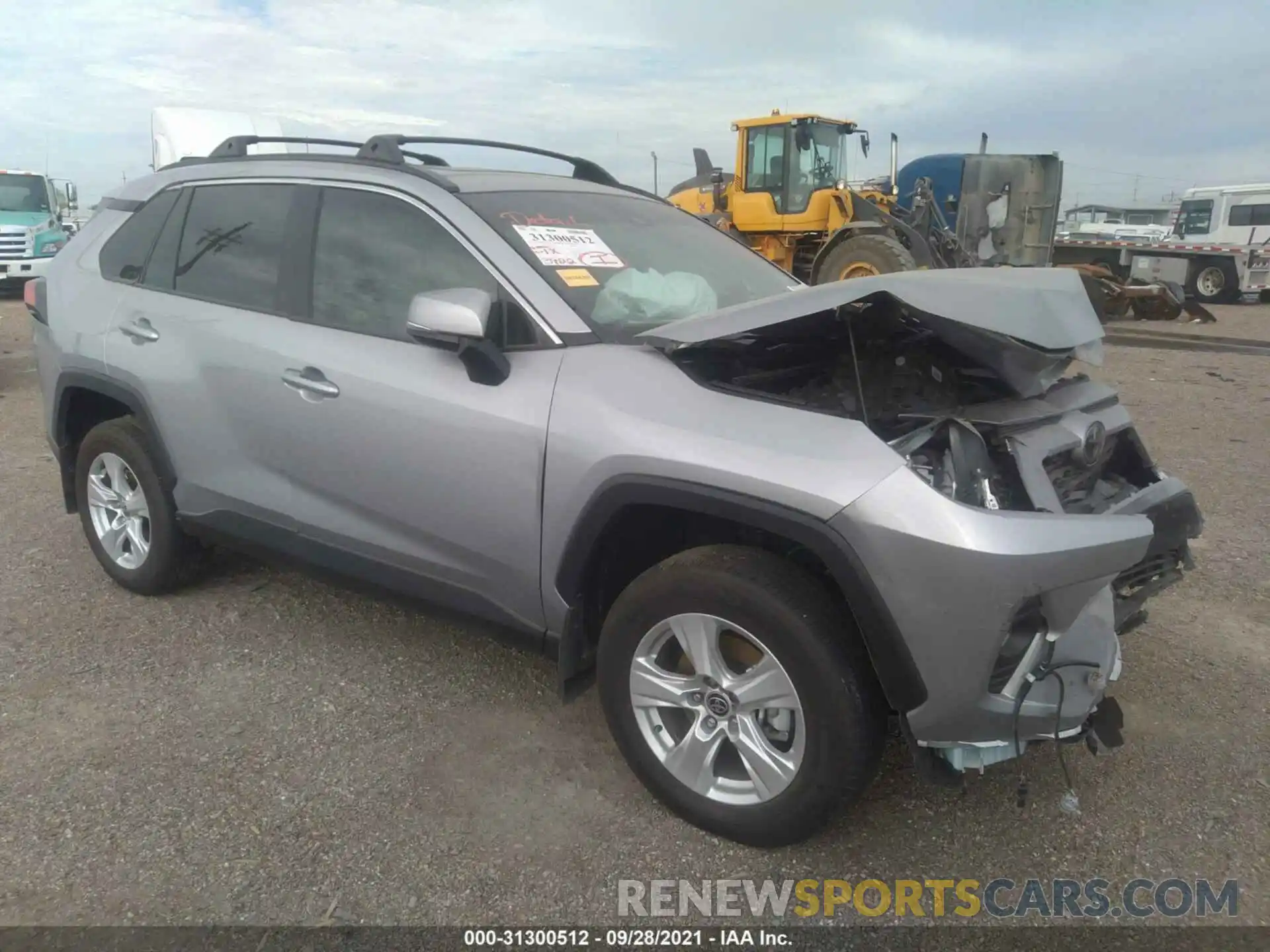 1 Photograph of a damaged car 2T3W1RFVXMC150229 TOYOTA RAV4 2021