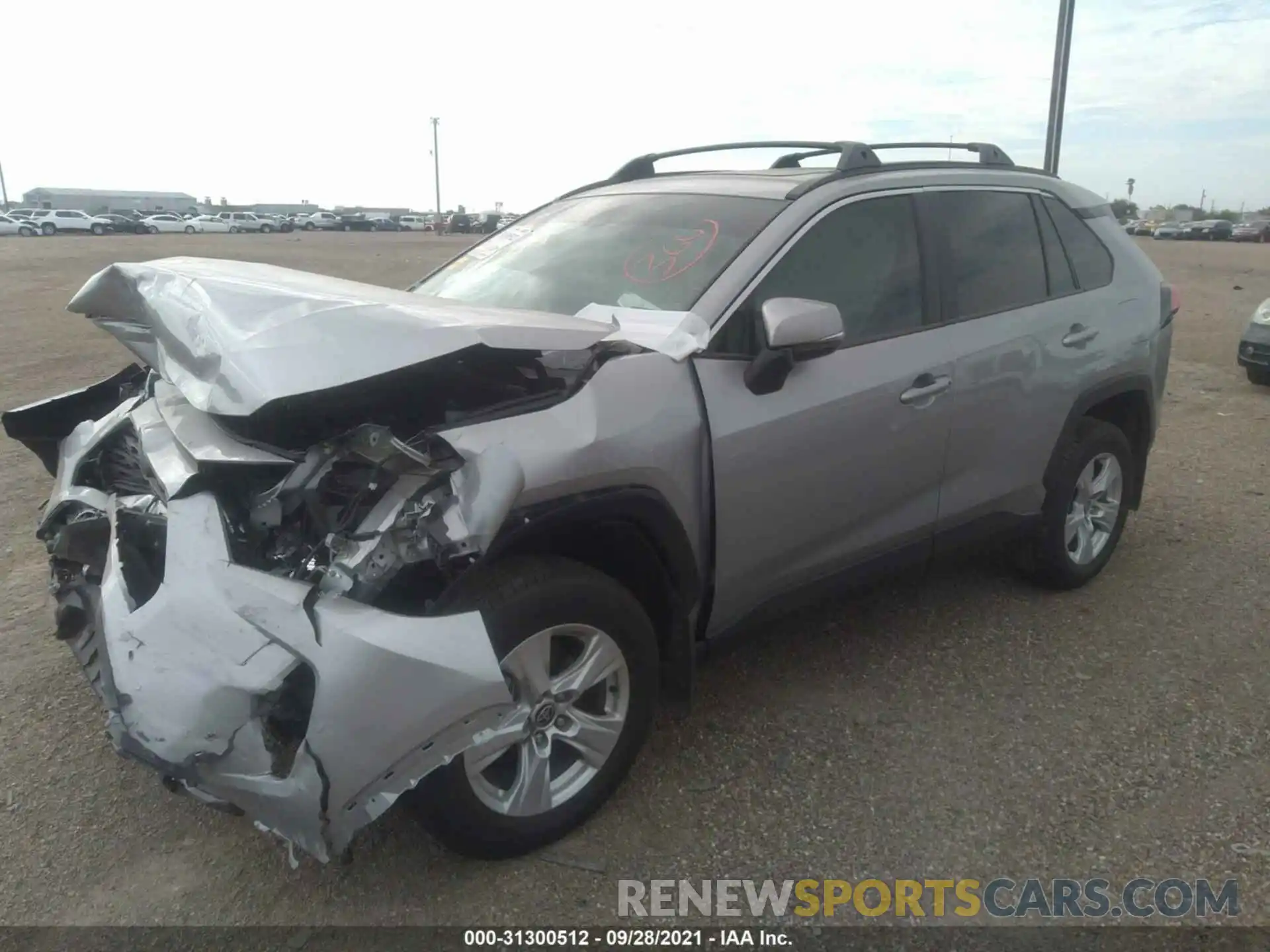 2 Photograph of a damaged car 2T3W1RFVXMC150229 TOYOTA RAV4 2021