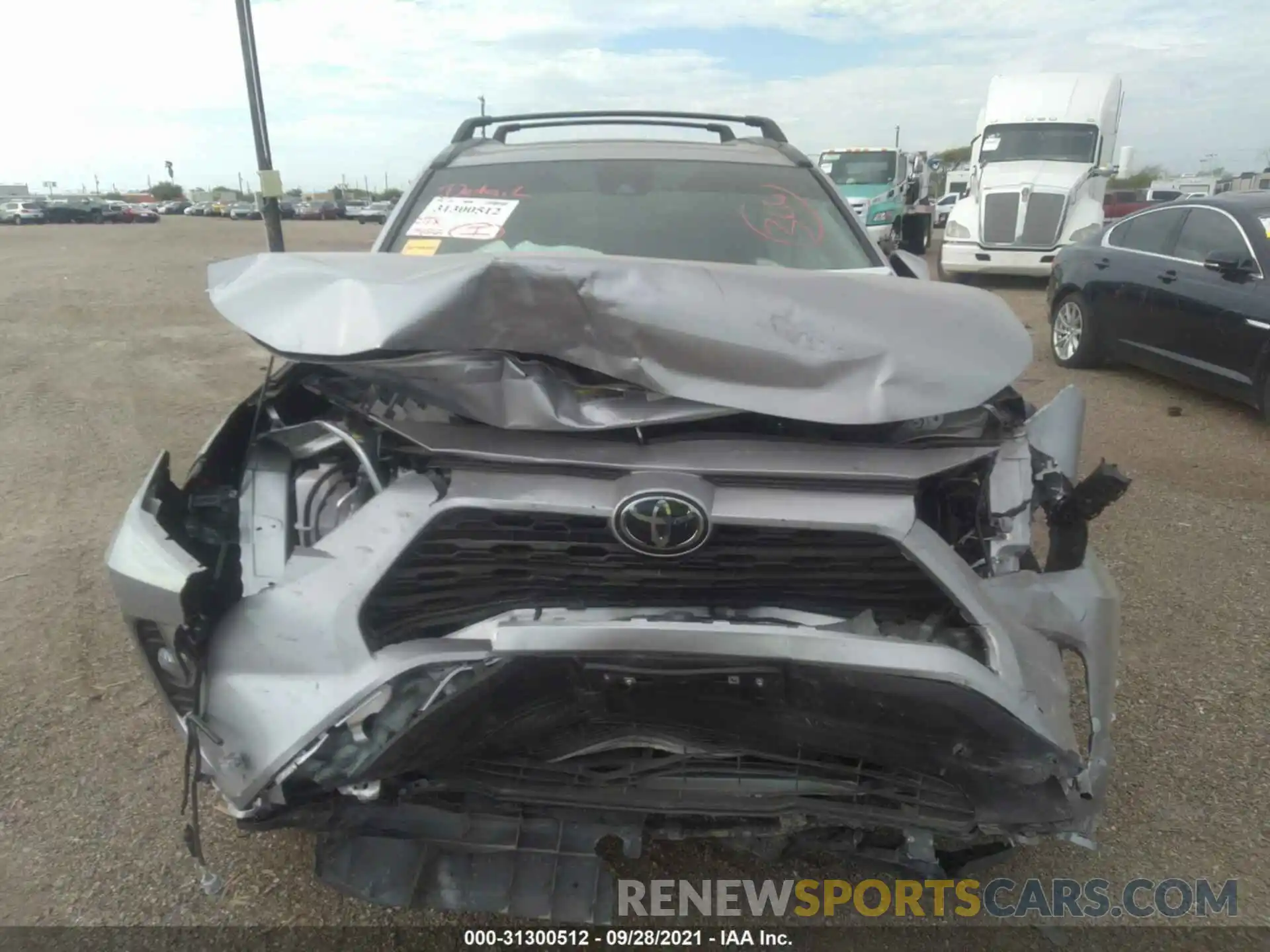 6 Photograph of a damaged car 2T3W1RFVXMC150229 TOYOTA RAV4 2021