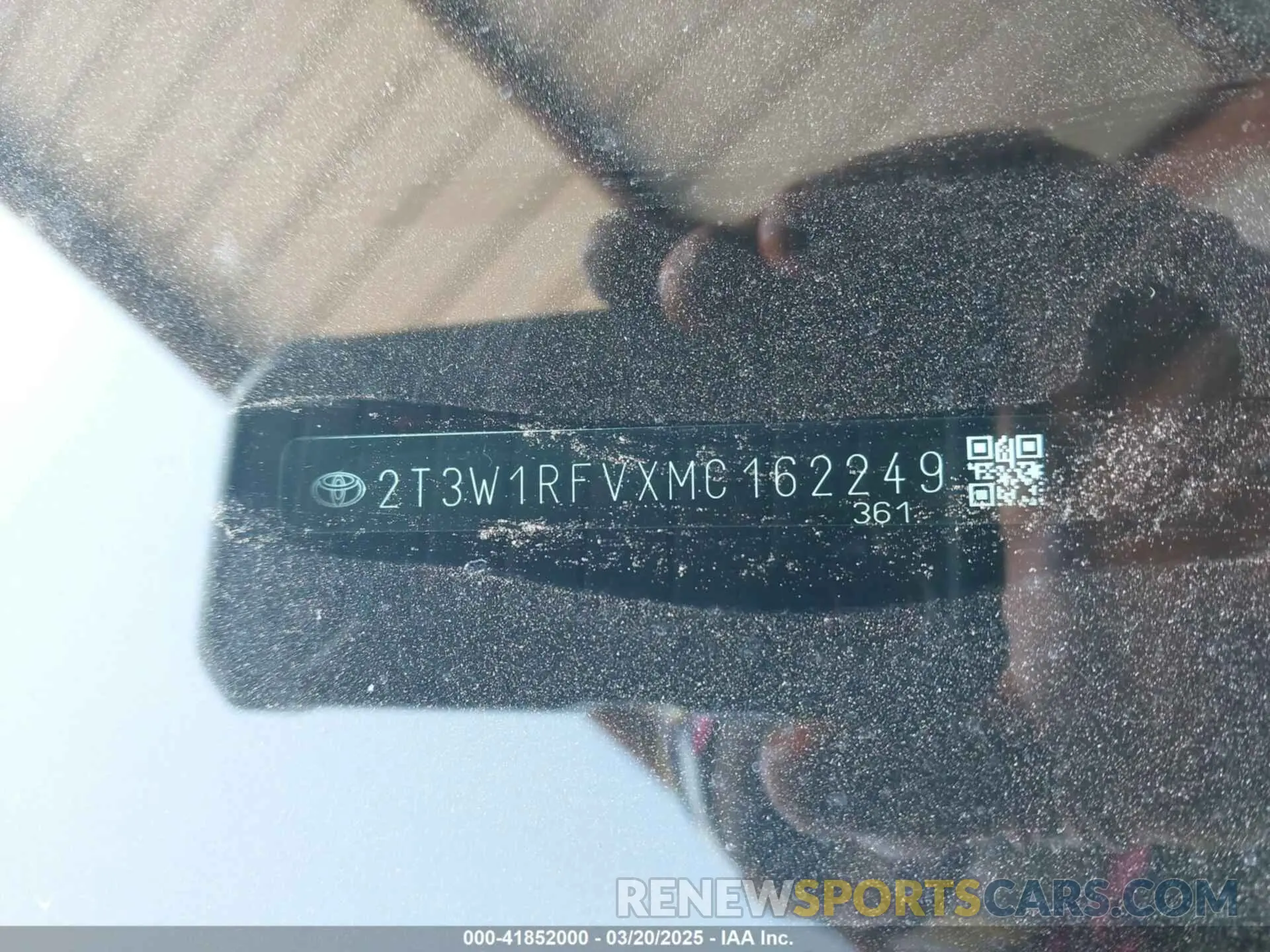 9 Photograph of a damaged car 2T3W1RFVXMC162249 TOYOTA RAV4 2021