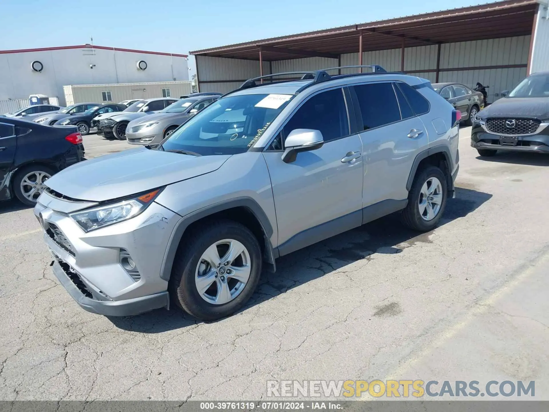 2 Photograph of a damaged car 2T3W1RFVXMW106617 TOYOTA RAV4 2021