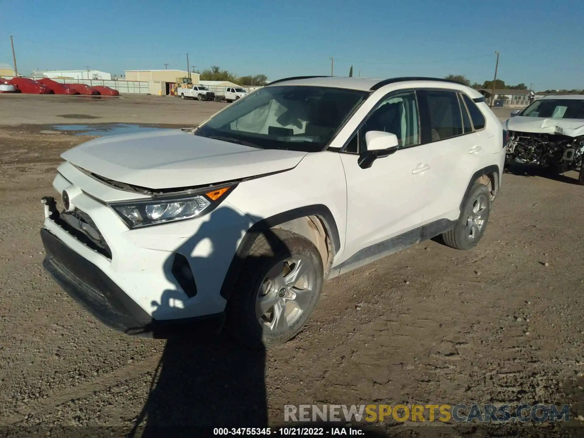 2 Photograph of a damaged car 2T3W1RFVXMW115950 TOYOTA RAV4 2021