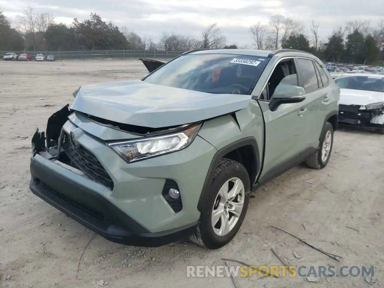 2 Photograph of a damaged car 2T3W1RFVXMW117097 TOYOTA RAV4 2021