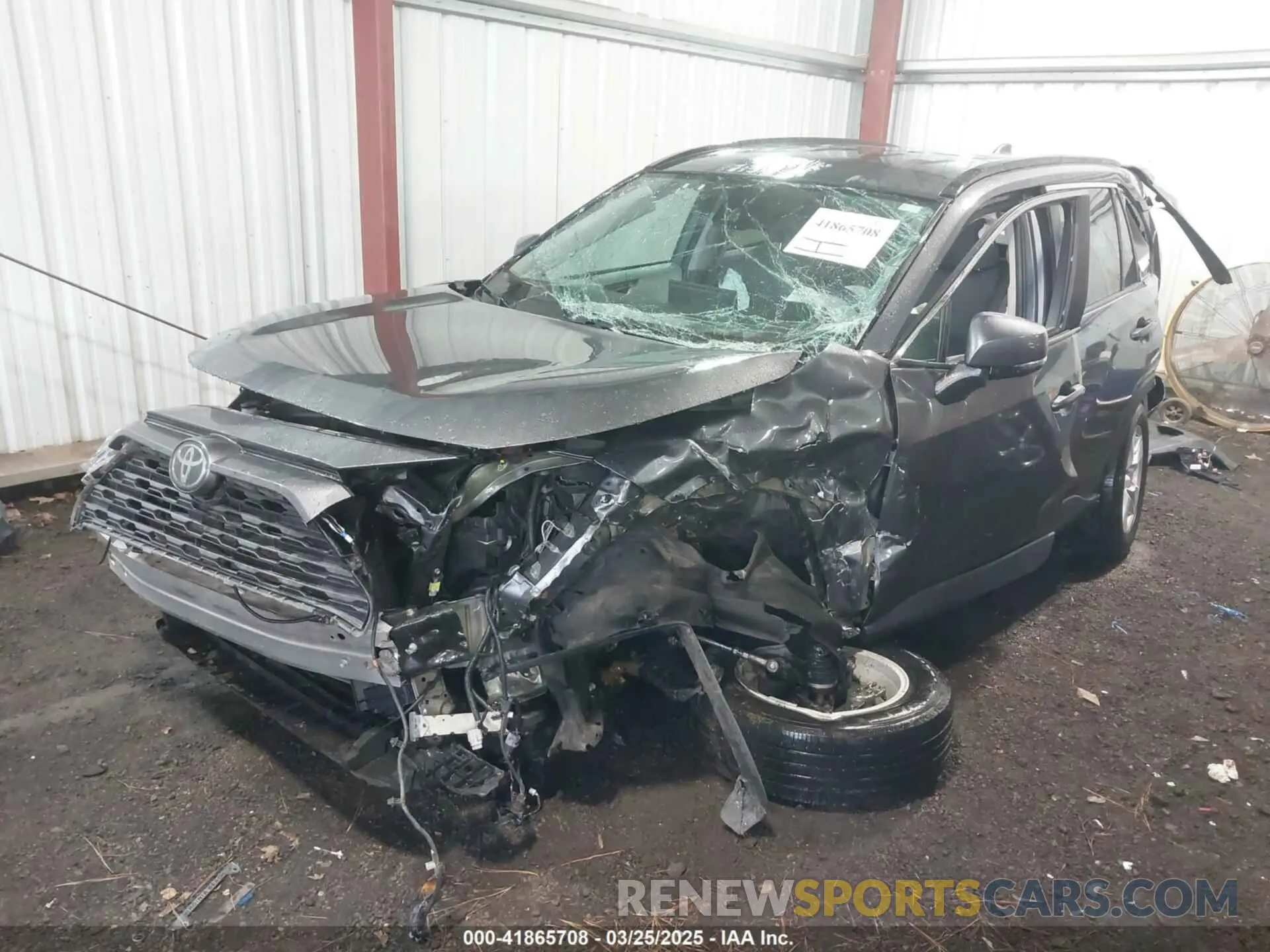 2 Photograph of a damaged car 2T3W1RFVXMW117830 TOYOTA RAV4 2021