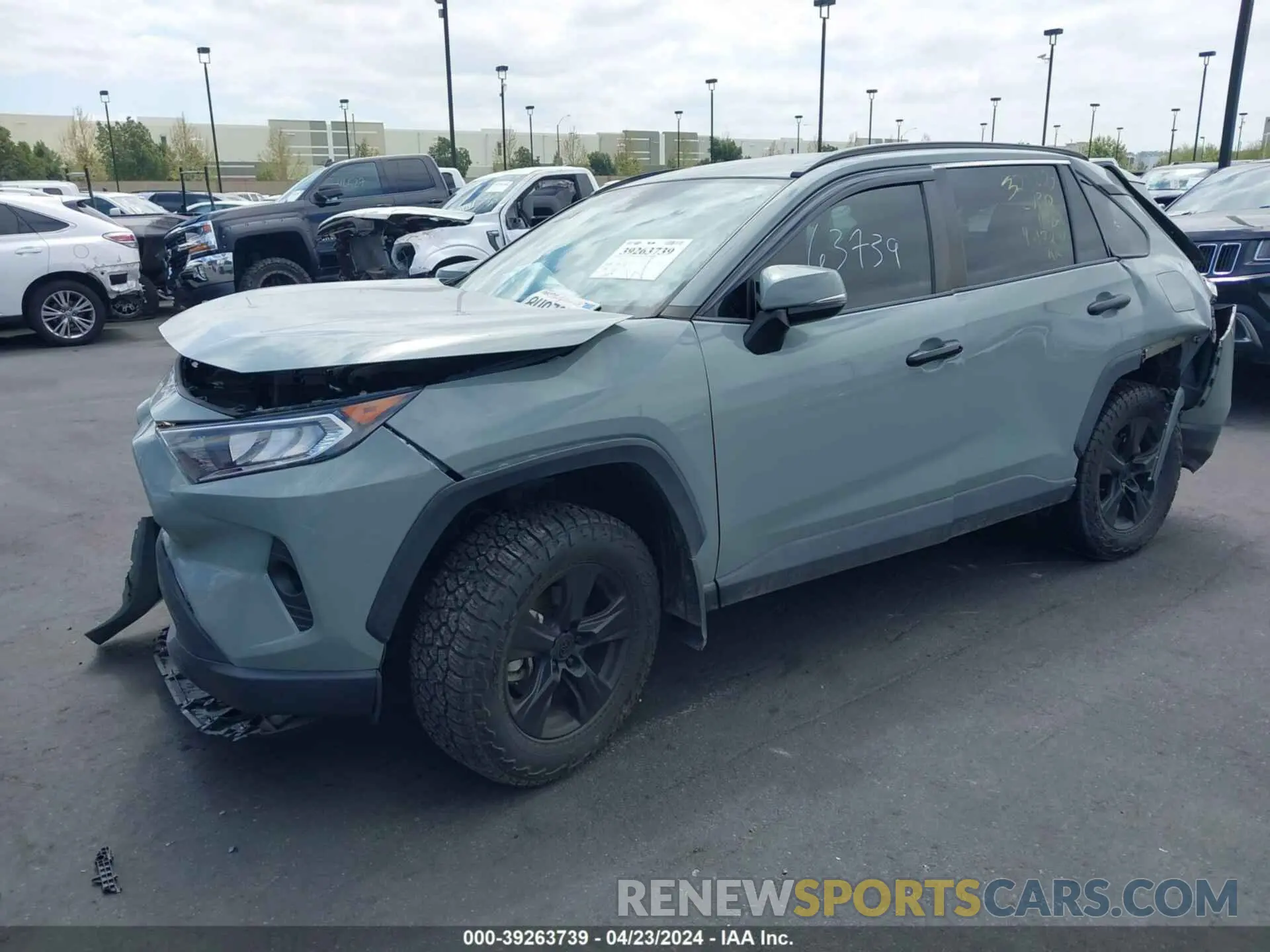 2 Photograph of a damaged car 2T3W1RFVXMW120789 TOYOTA RAV4 2021