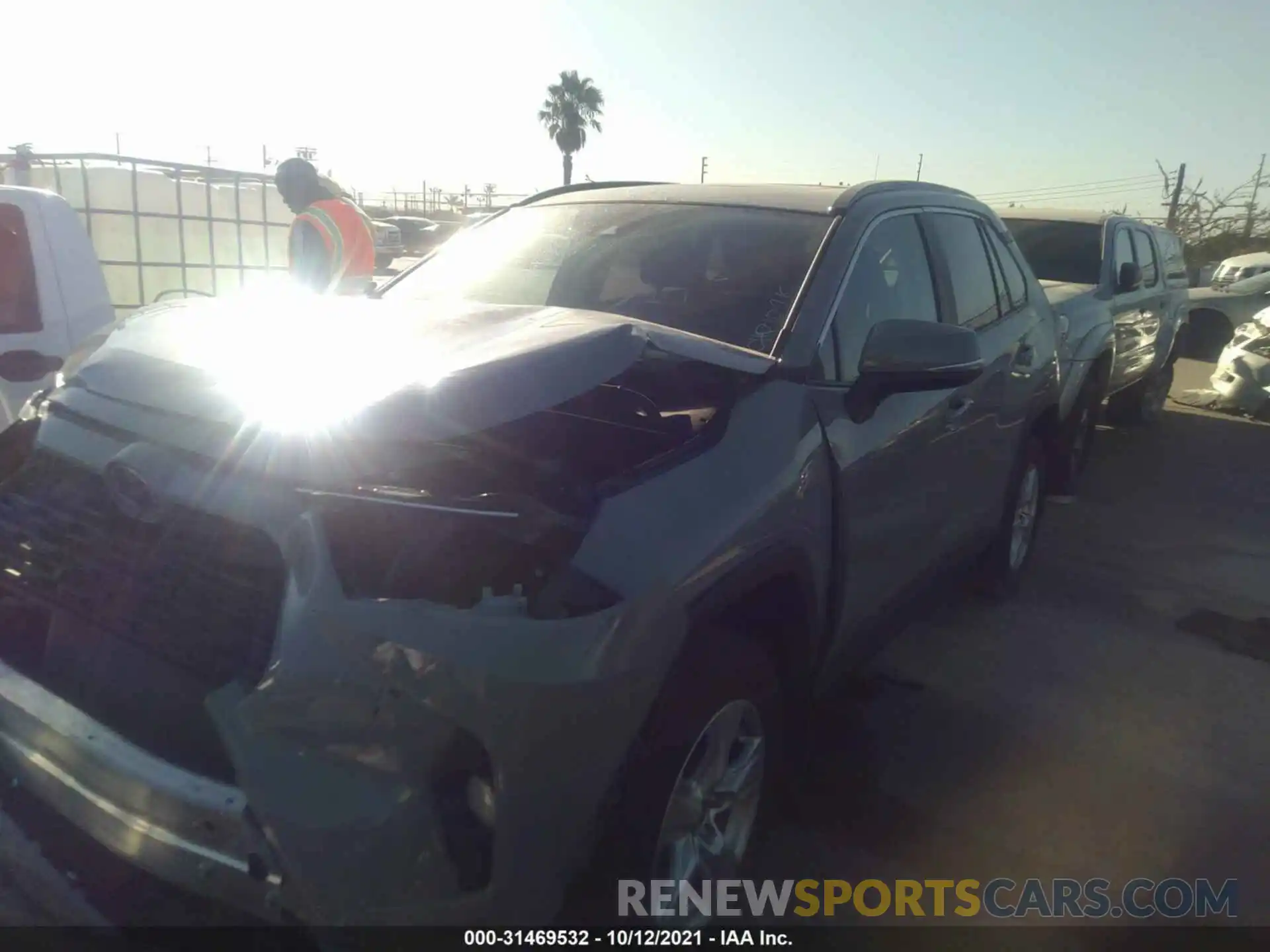 2 Photograph of a damaged car 2T3W1RFVXMW131193 TOYOTA RAV4 2021