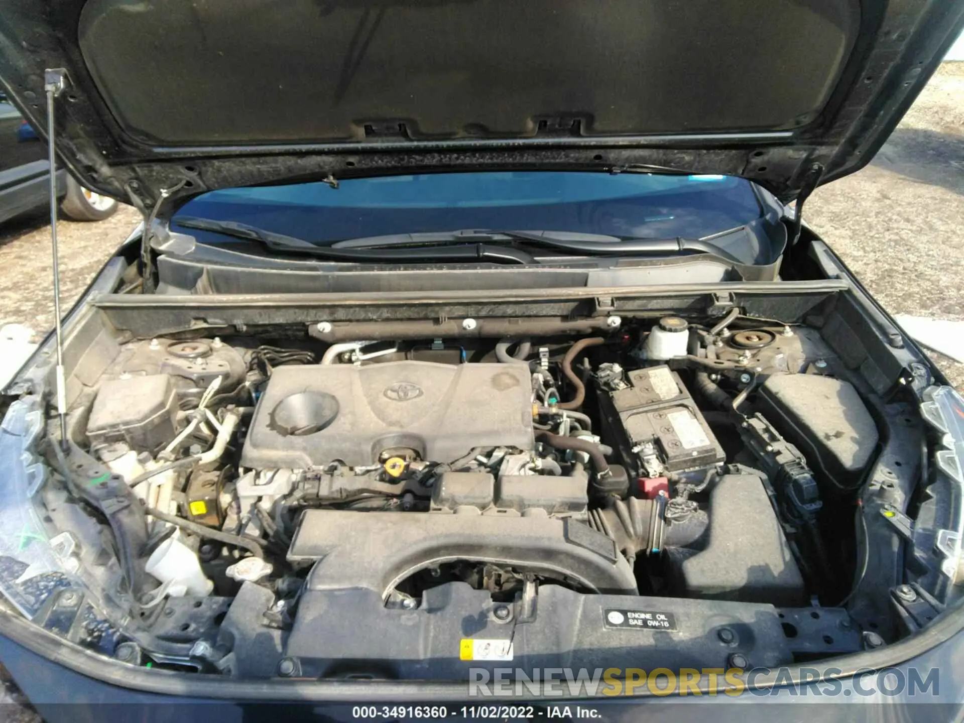 10 Photograph of a damaged car 2T3W1RFVXMW131663 TOYOTA RAV4 2021