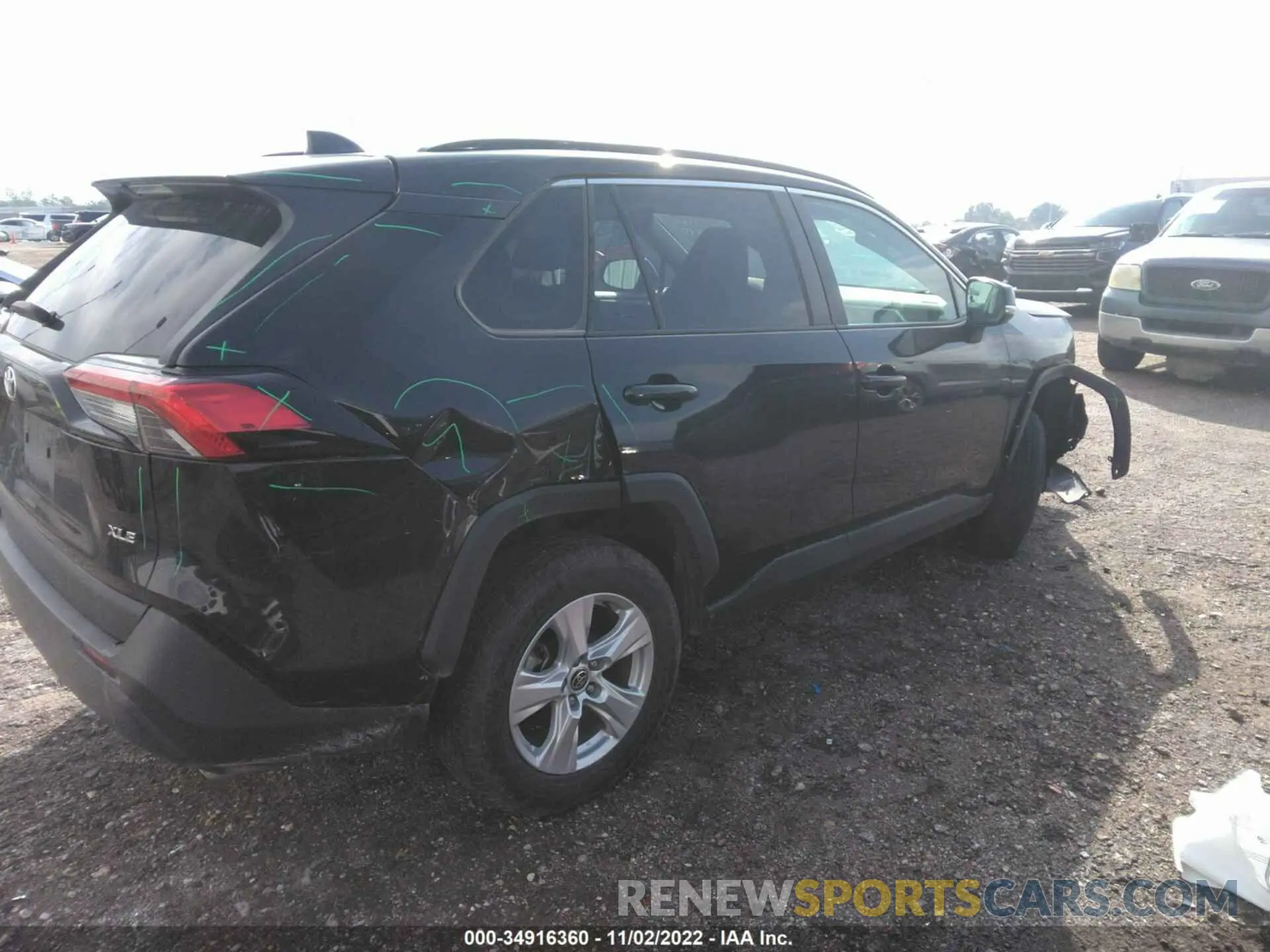 4 Photograph of a damaged car 2T3W1RFVXMW131663 TOYOTA RAV4 2021