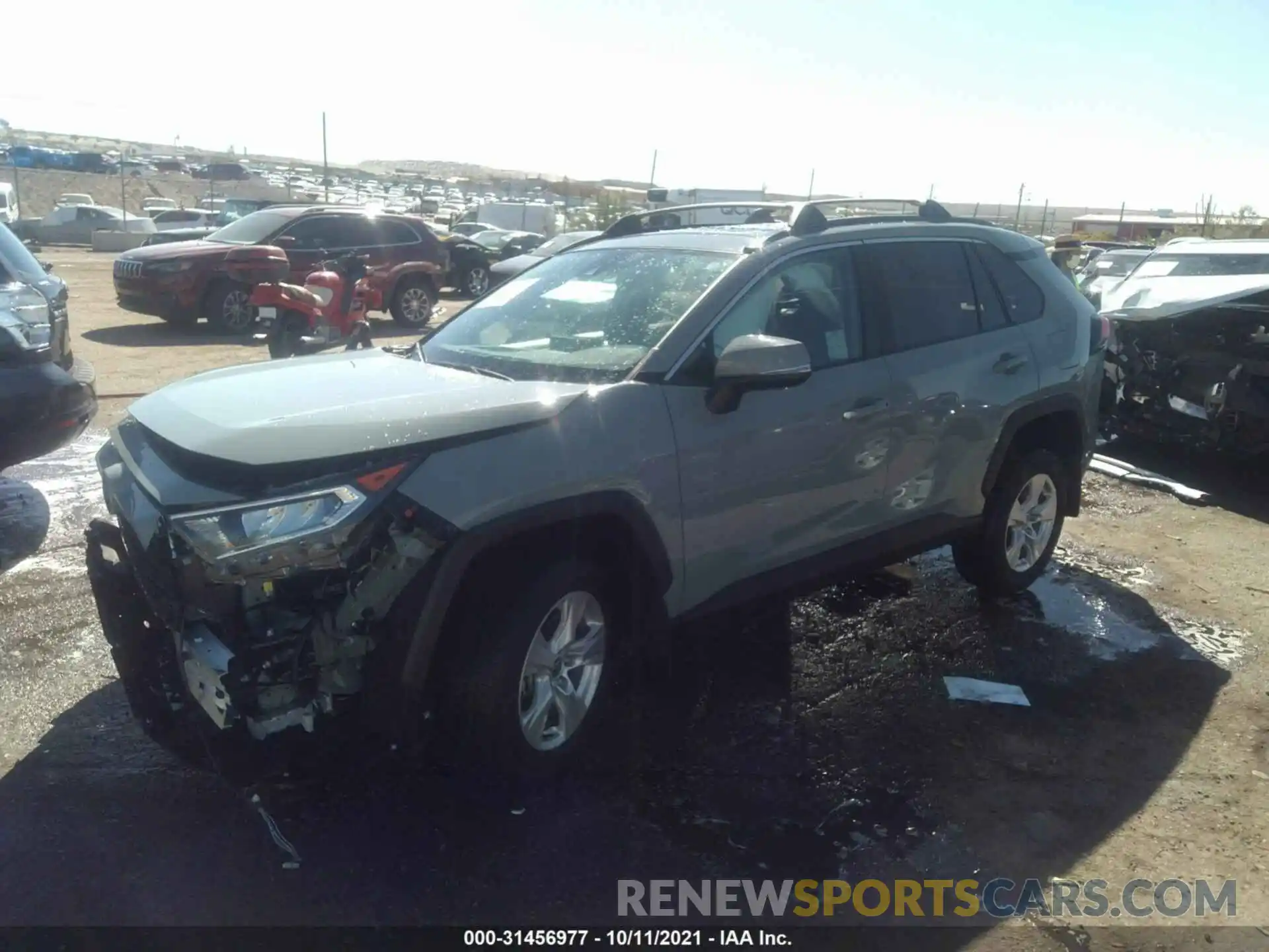 2 Photograph of a damaged car 2T3W1RFVXMW140508 TOYOTA RAV4 2021