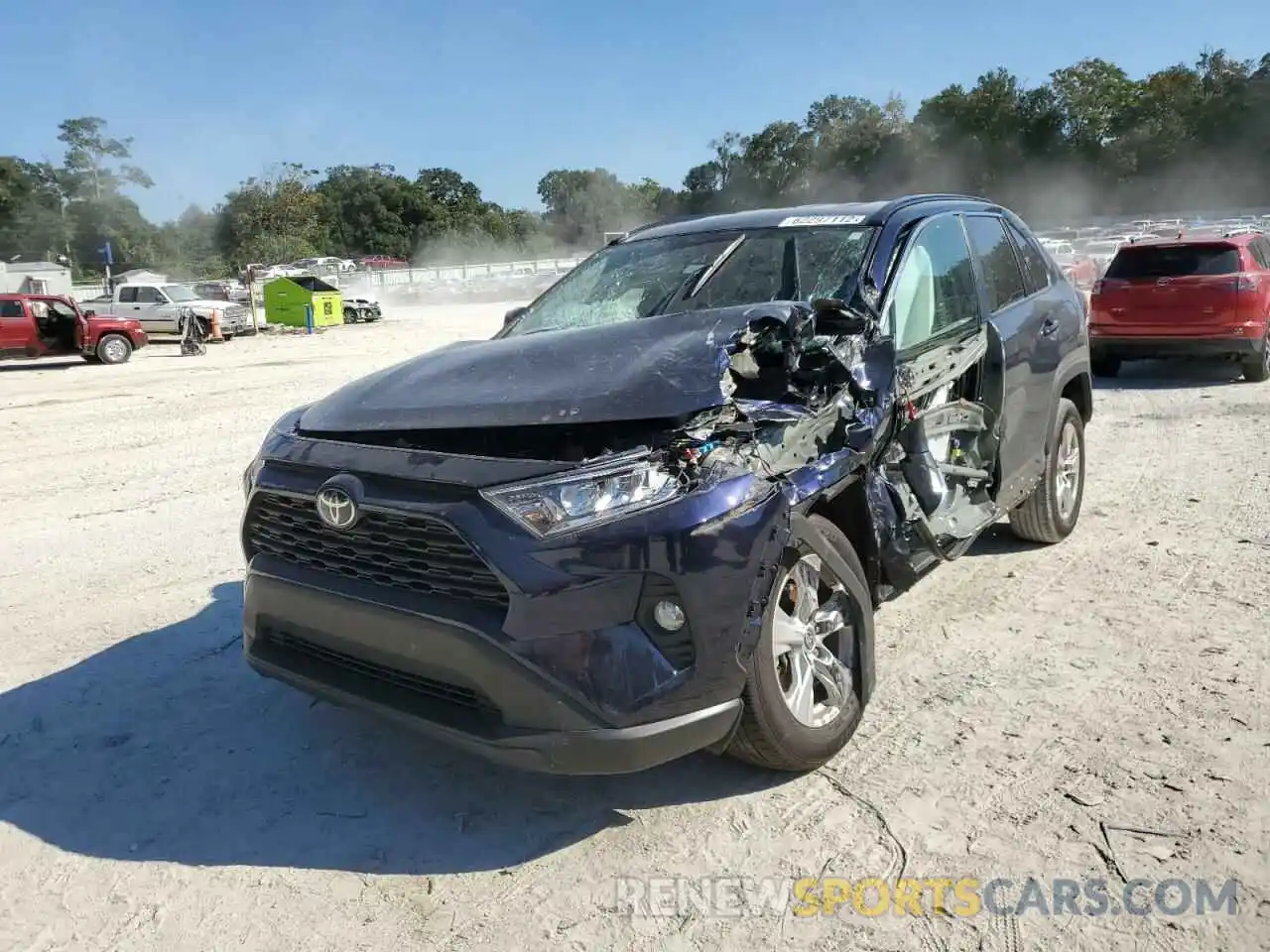 2 Photograph of a damaged car 2T3W1RFVXMW142419 TOYOTA RAV4 2021