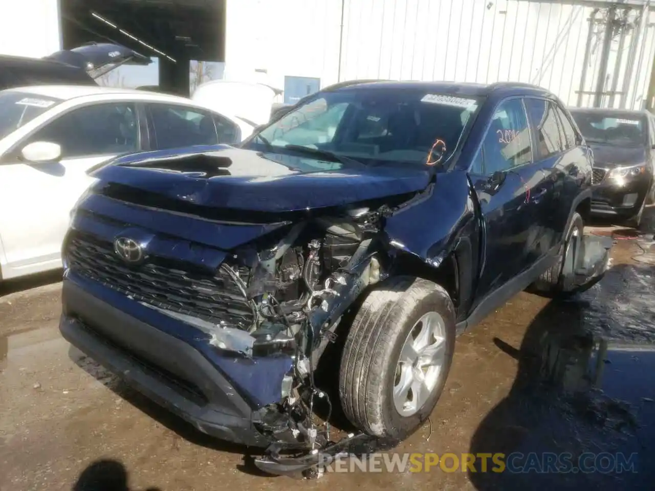 2 Photograph of a damaged car 2T3W1RFVXMW155784 TOYOTA RAV4 2021