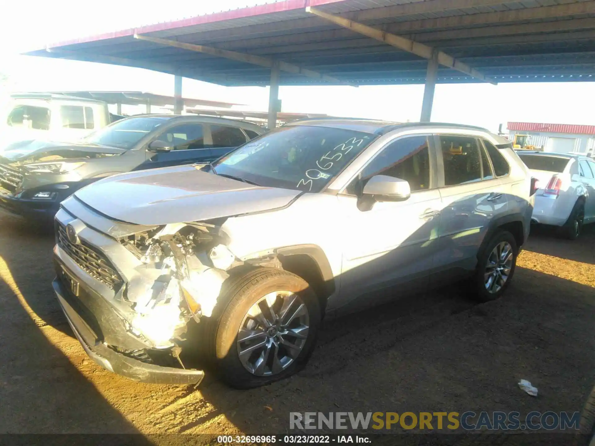 2 Photograph of a damaged car 2T3Y1RFV4MC146329 TOYOTA RAV4 2021