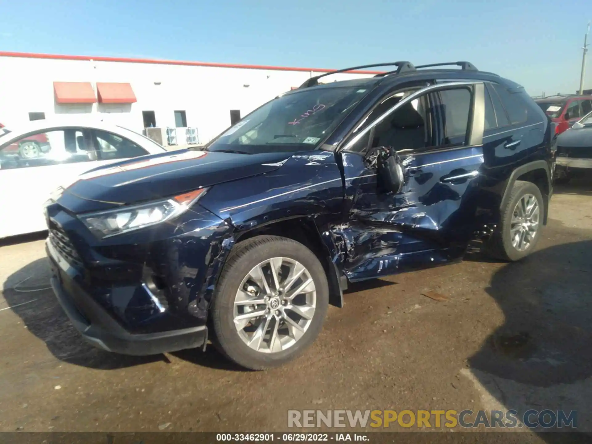 2 Photograph of a damaged car 2T3Y1RFV4MW156826 TOYOTA RAV4 2021