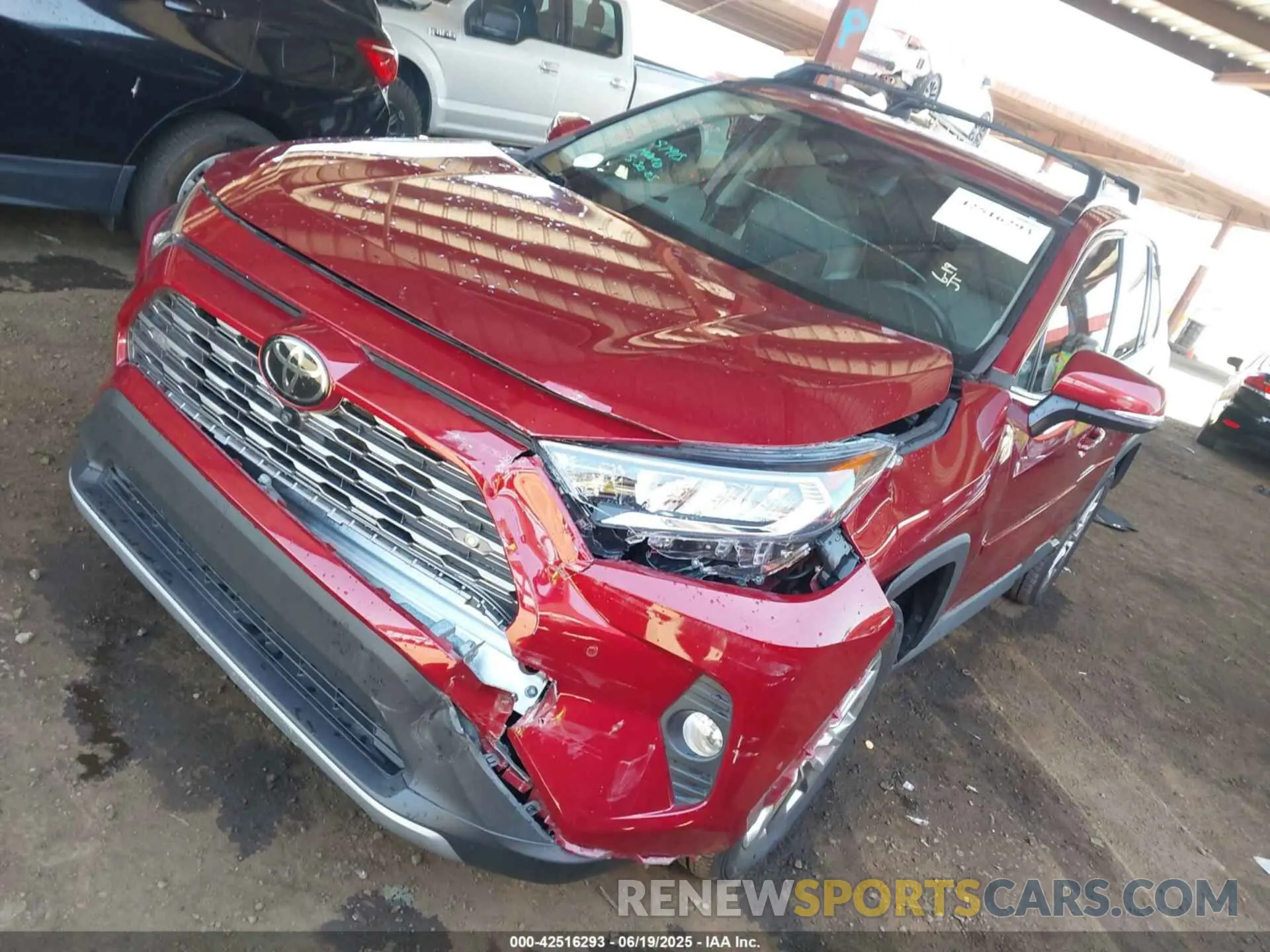 2 Photograph of a damaged car 2T3Y1RFV5MW123382 TOYOTA RAV4 2021