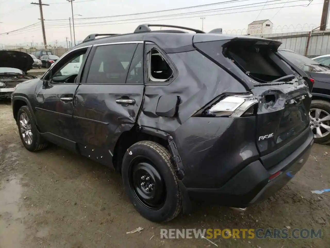 2 Photograph of a damaged car 2T3Y1RFV5MW139257 TOYOTA RAV4 2021