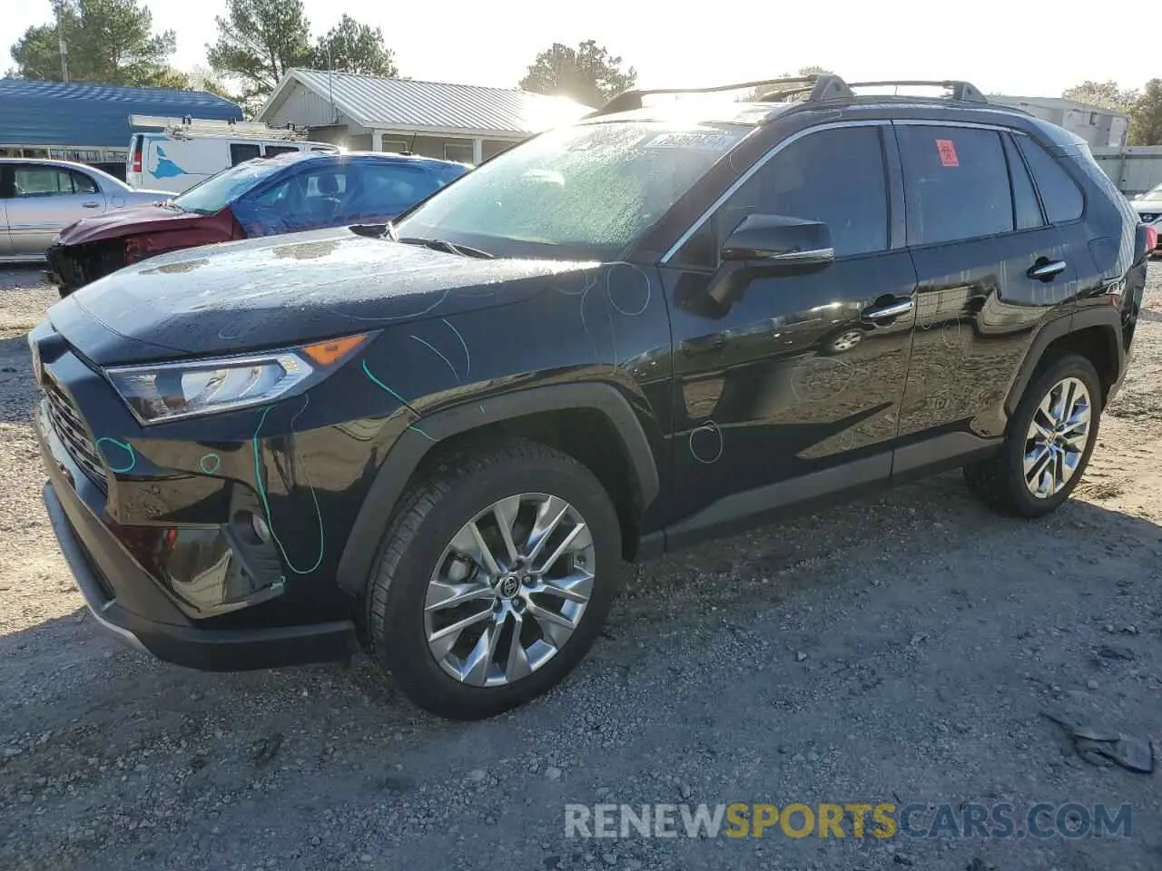 1 Photograph of a damaged car 2T3Y1RFV6MC134781 TOYOTA RAV4 2021
