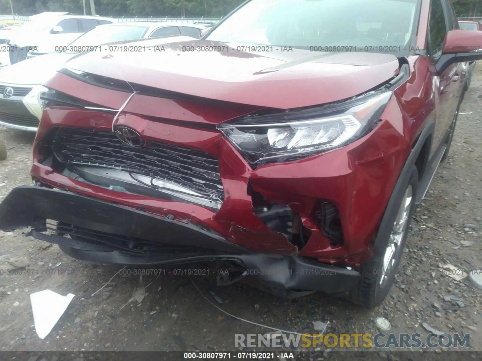 6 Photograph of a damaged car 2T3Y1RFV6MW147710 TOYOTA RAV4 2021