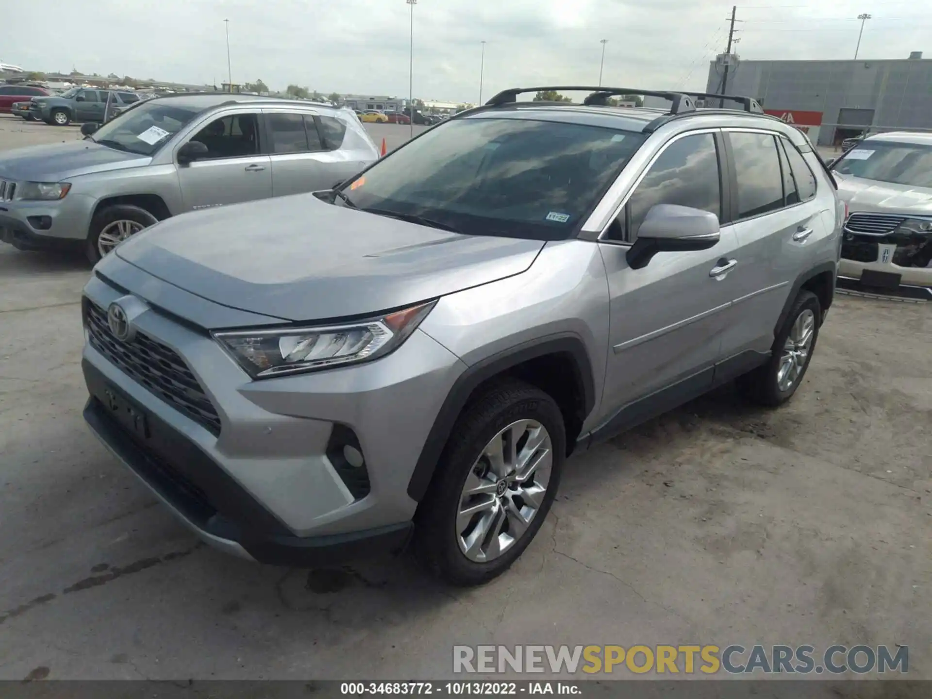 2 Photograph of a damaged car 2T3Y1RFV7MC135681 TOYOTA RAV4 2021