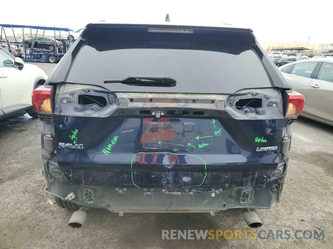 6 Photograph of a damaged car 2T3Y1RFV8MW170261 TOYOTA RAV4 2021