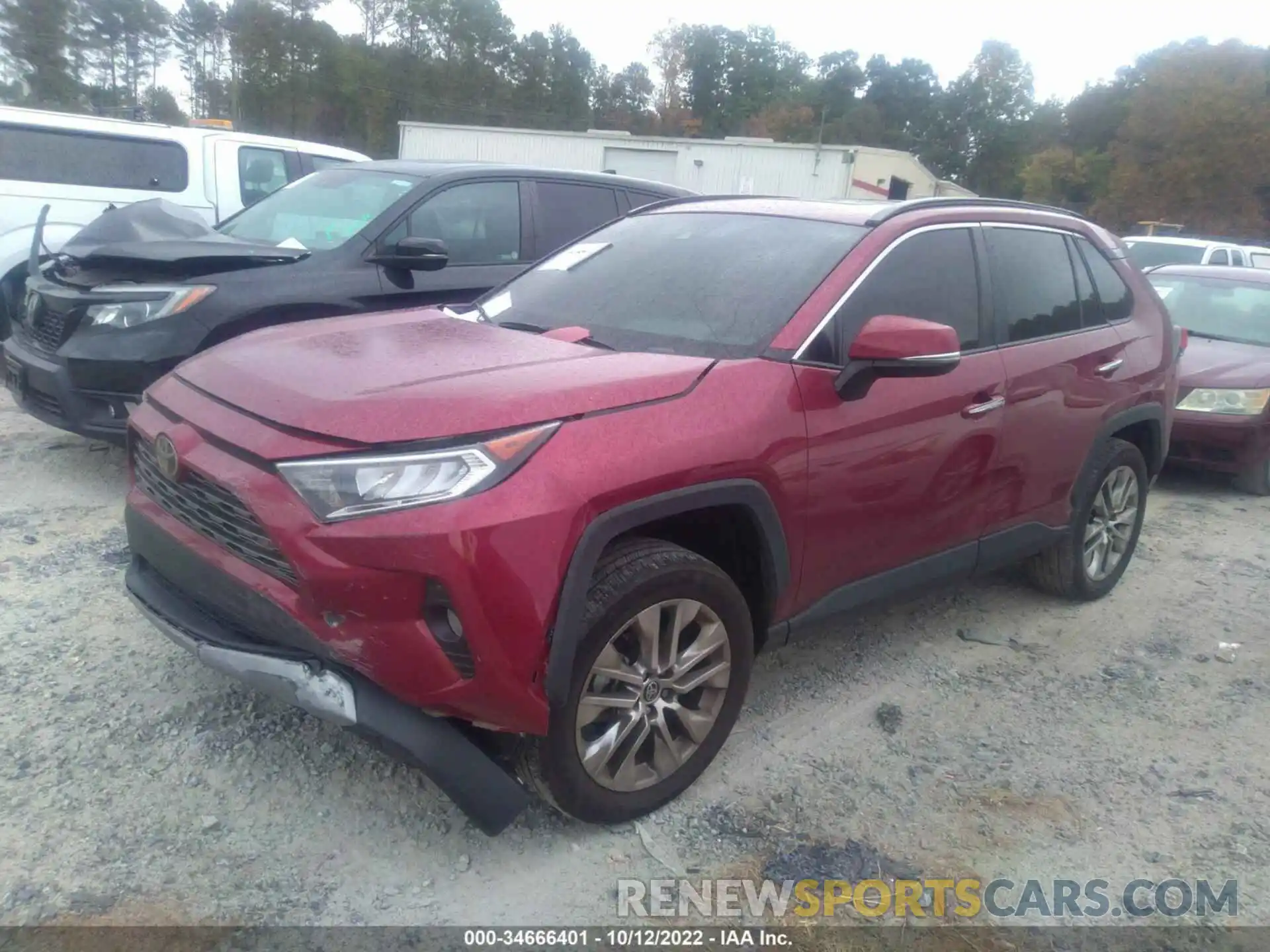 2 Photograph of a damaged car 2T3Y1RFV9MW147118 TOYOTA RAV4 2021