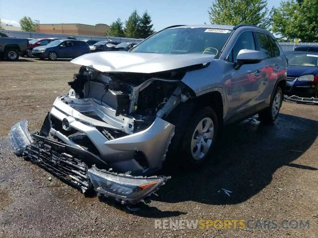 2 Photograph of a damaged car 2T3Z1RFV9MC169187 TOYOTA RAV4 2021