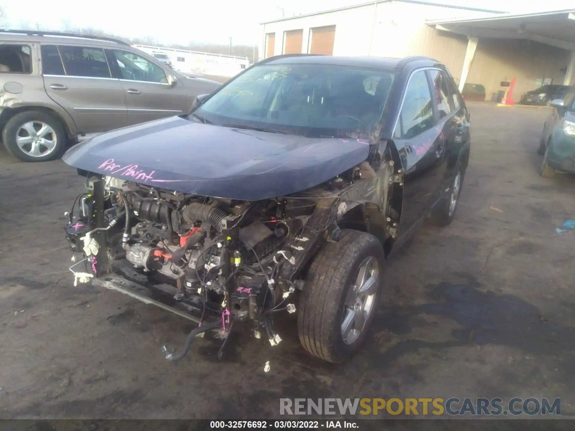 6 Photograph of a damaged car 4T3B6RFV0MU022225 TOYOTA RAV4 2021